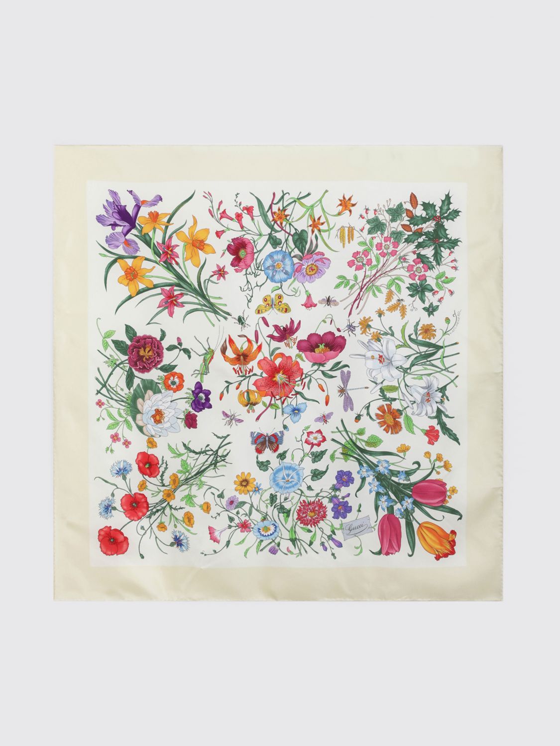 Gucci Neck Scarf Woman Yellow GUCCI
