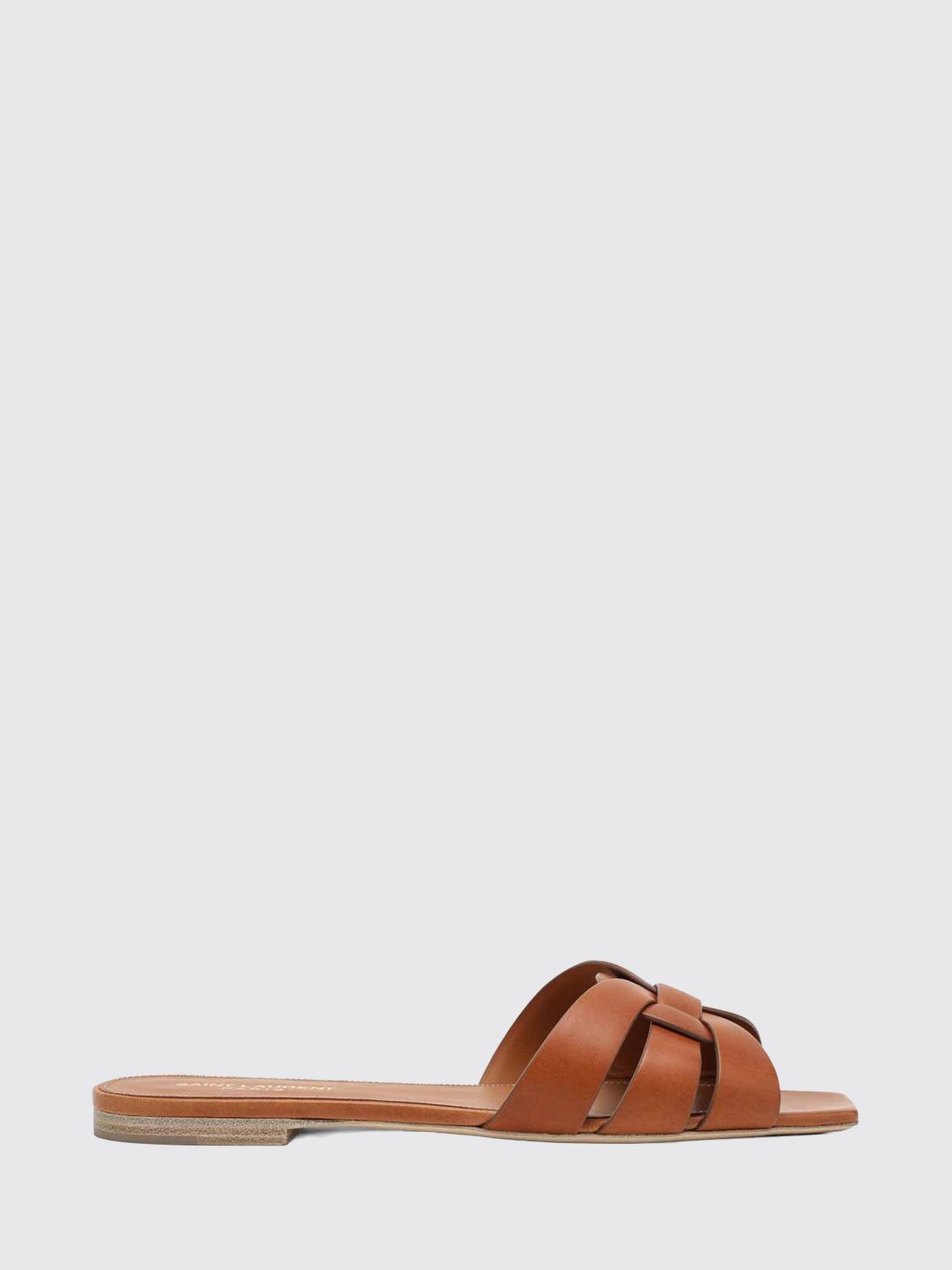 Saint Laurent Heeled Sandal Woman Brown