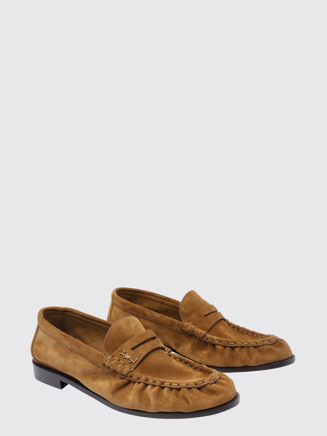 Saint Laurent Loafers Men Brown