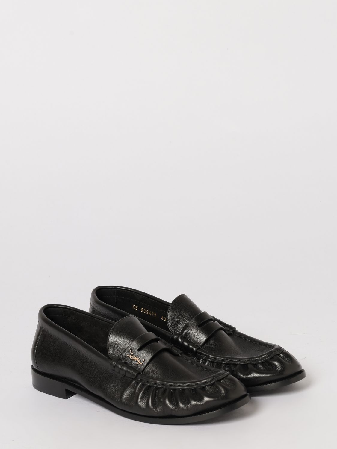 Saint Laurent Loafers Men Black SAINT LAURENT