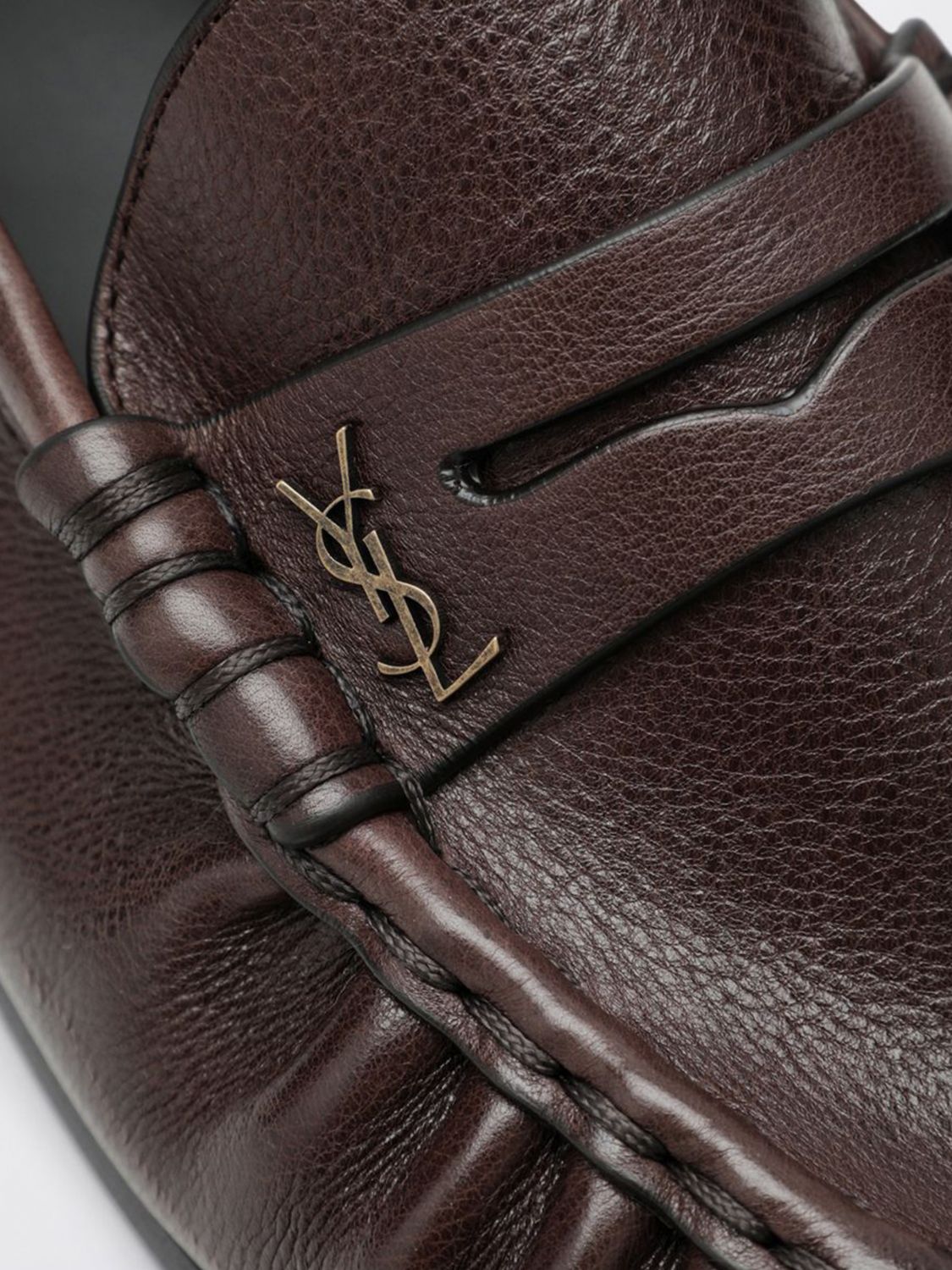 Saint Laurent Loafers Men Brown SAINT LAURENT