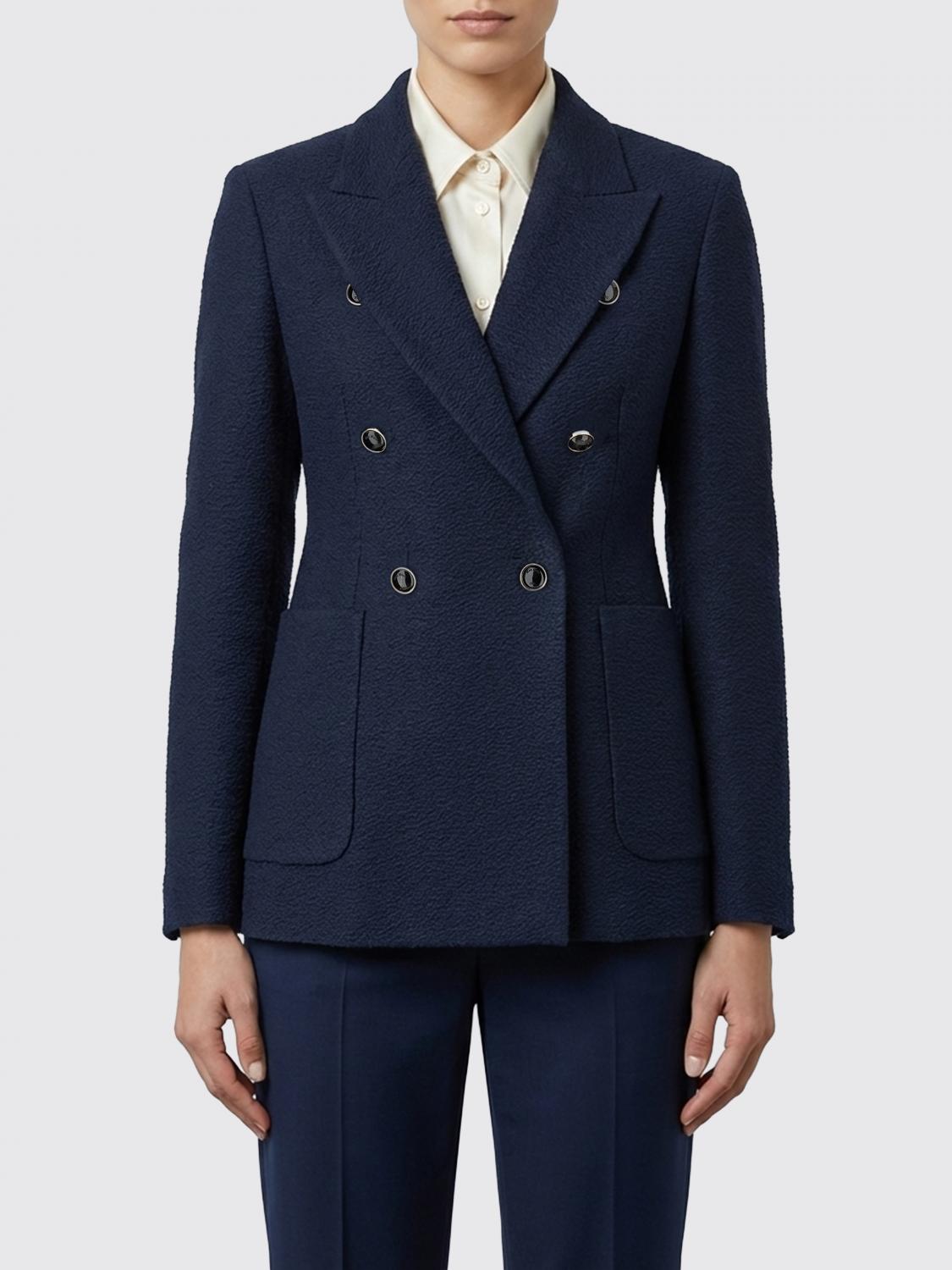 Max Mara Jacket Woman Blue MAX MARA