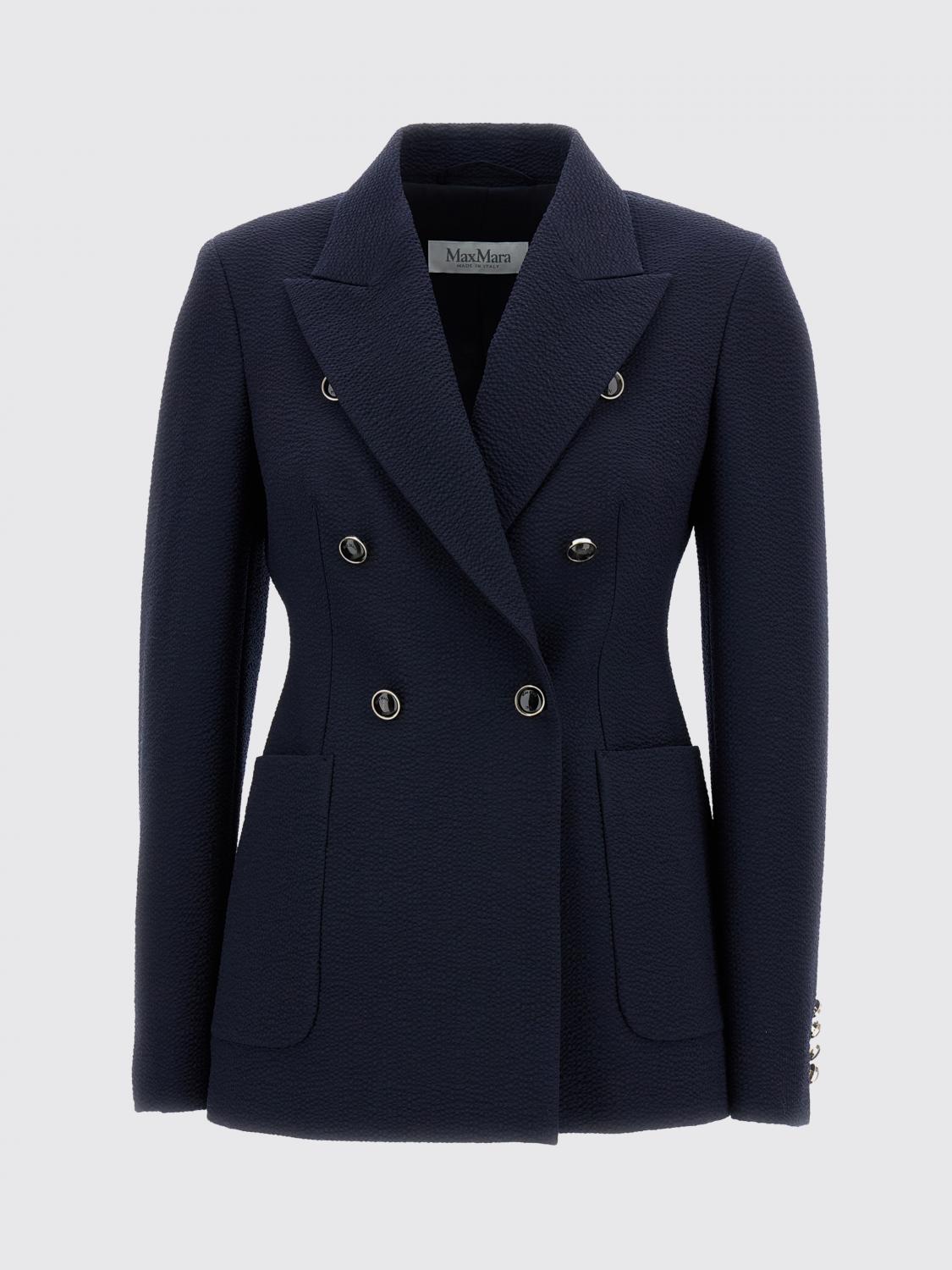 Max Mara Jacket Woman Blue MAX MARA