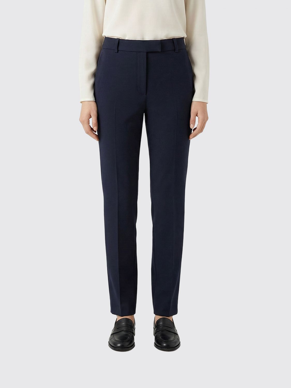 Max Mara Studio Pants Woman Blue
