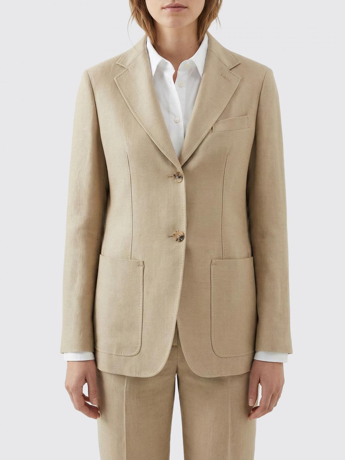 Max Mara Jacket Woman Beige MAX MARA
