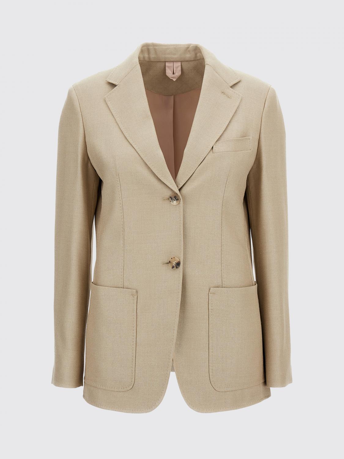 Max Mara Jacket Woman Beige MAX MARA