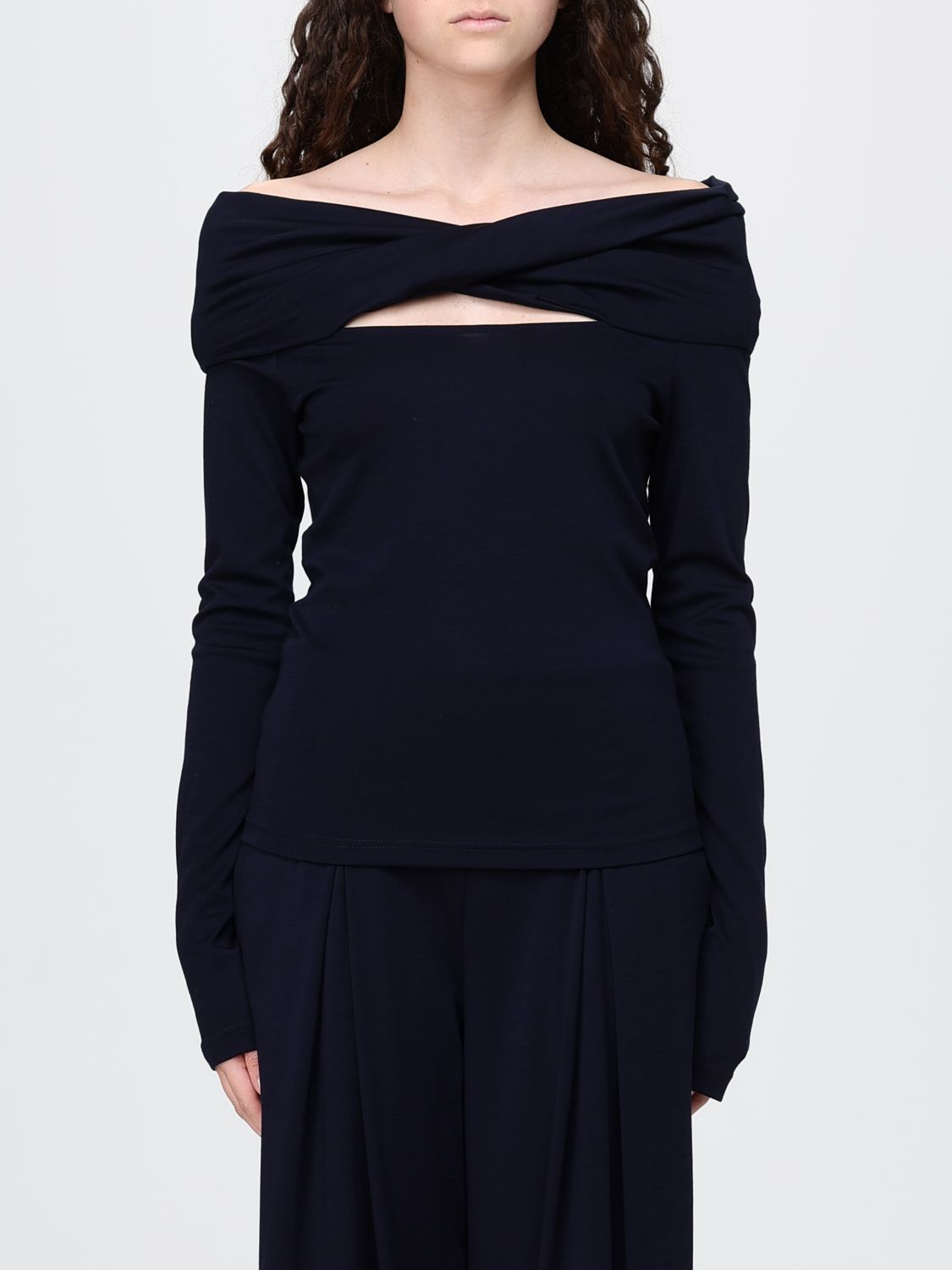 Max Mara Top Woman Navy MAX MARA