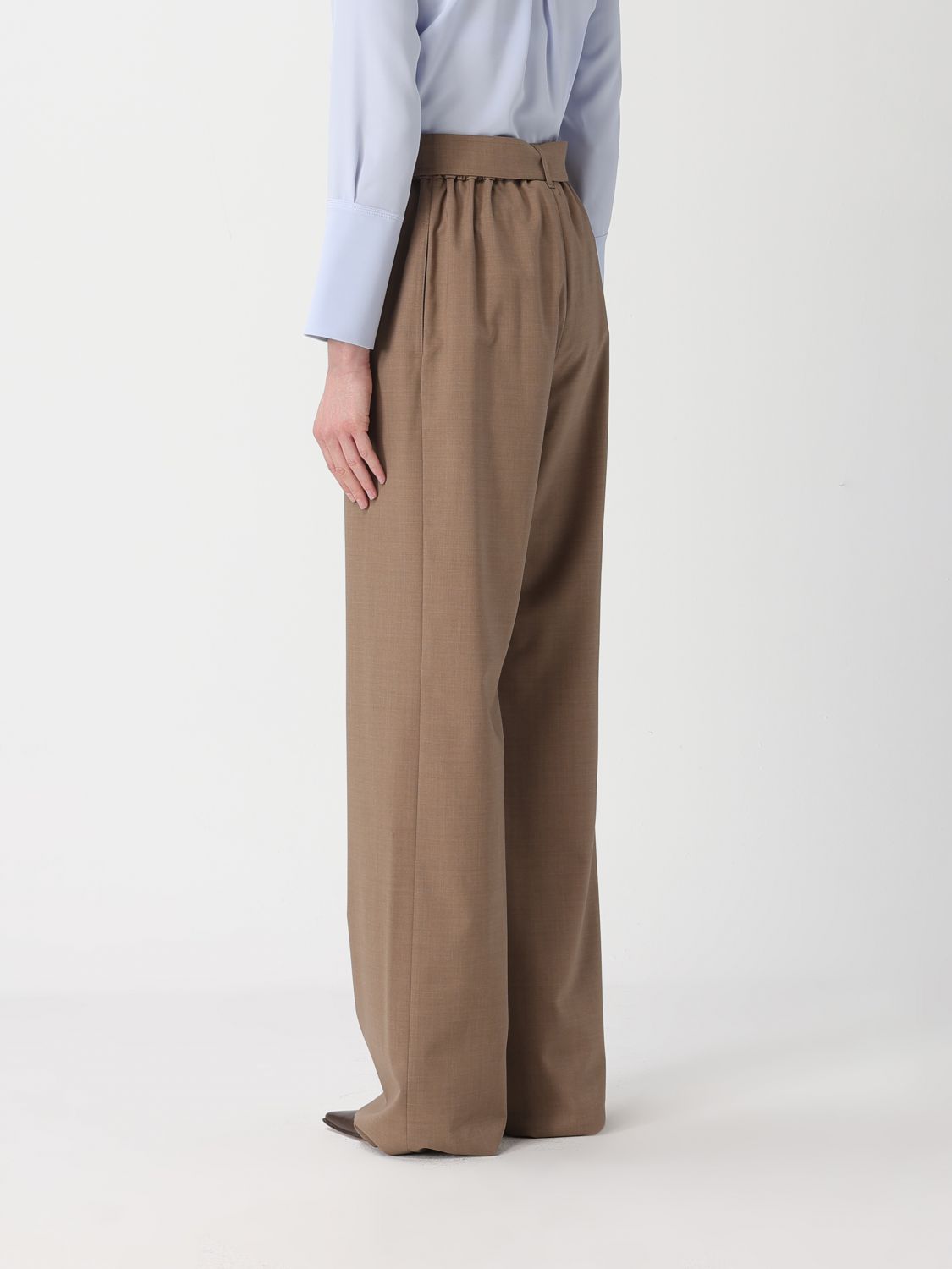 Max Mara Pants Woman Brown MAX MARA