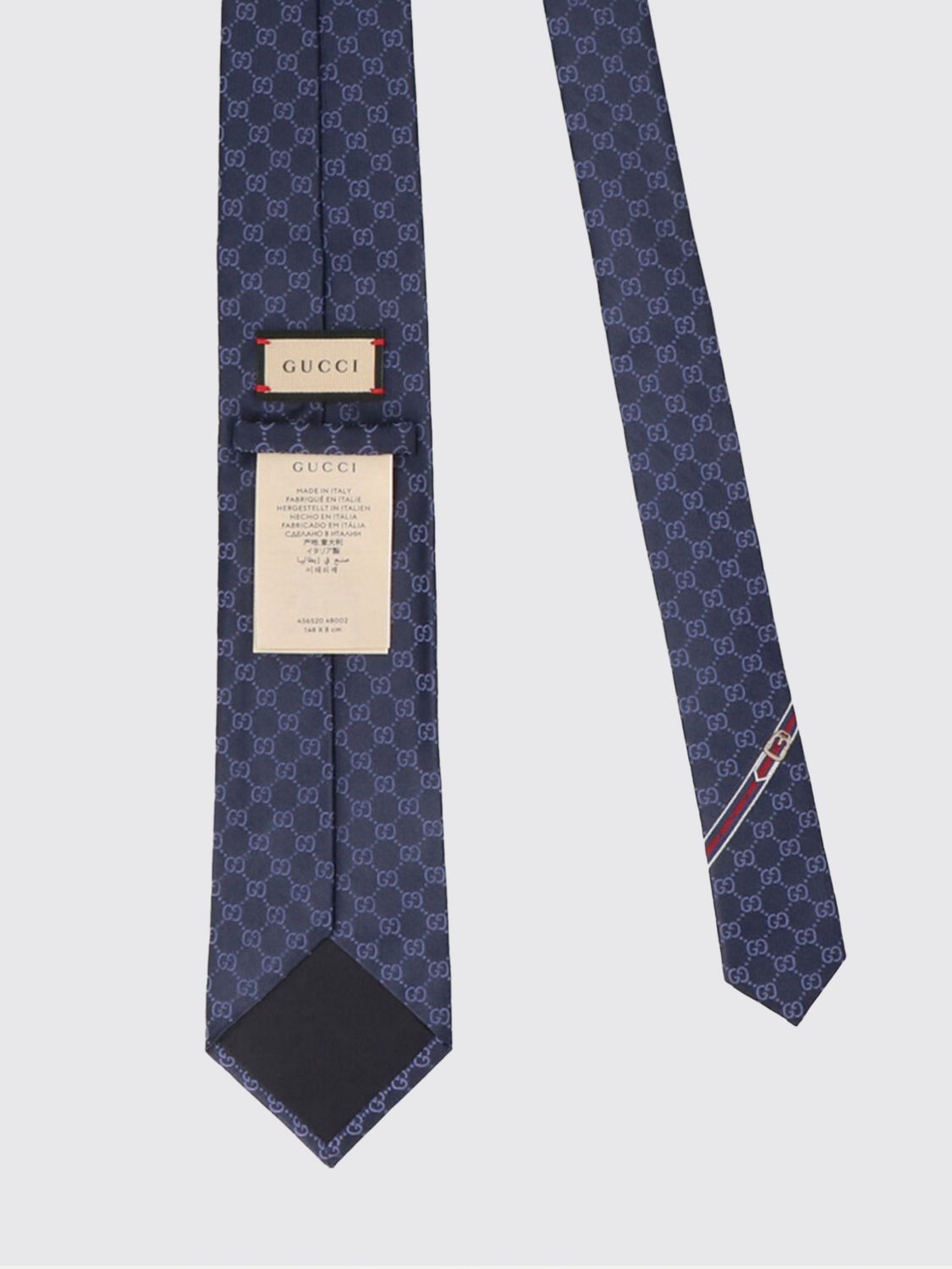 Gucci Tie Men Navy GUCCI
