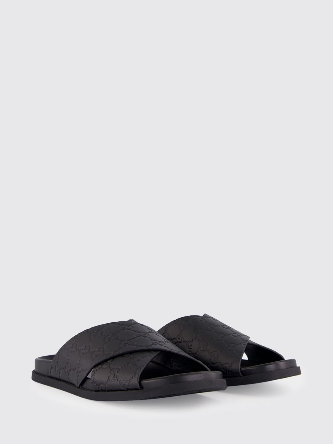 Gucci Sandals Men Black GUCCI