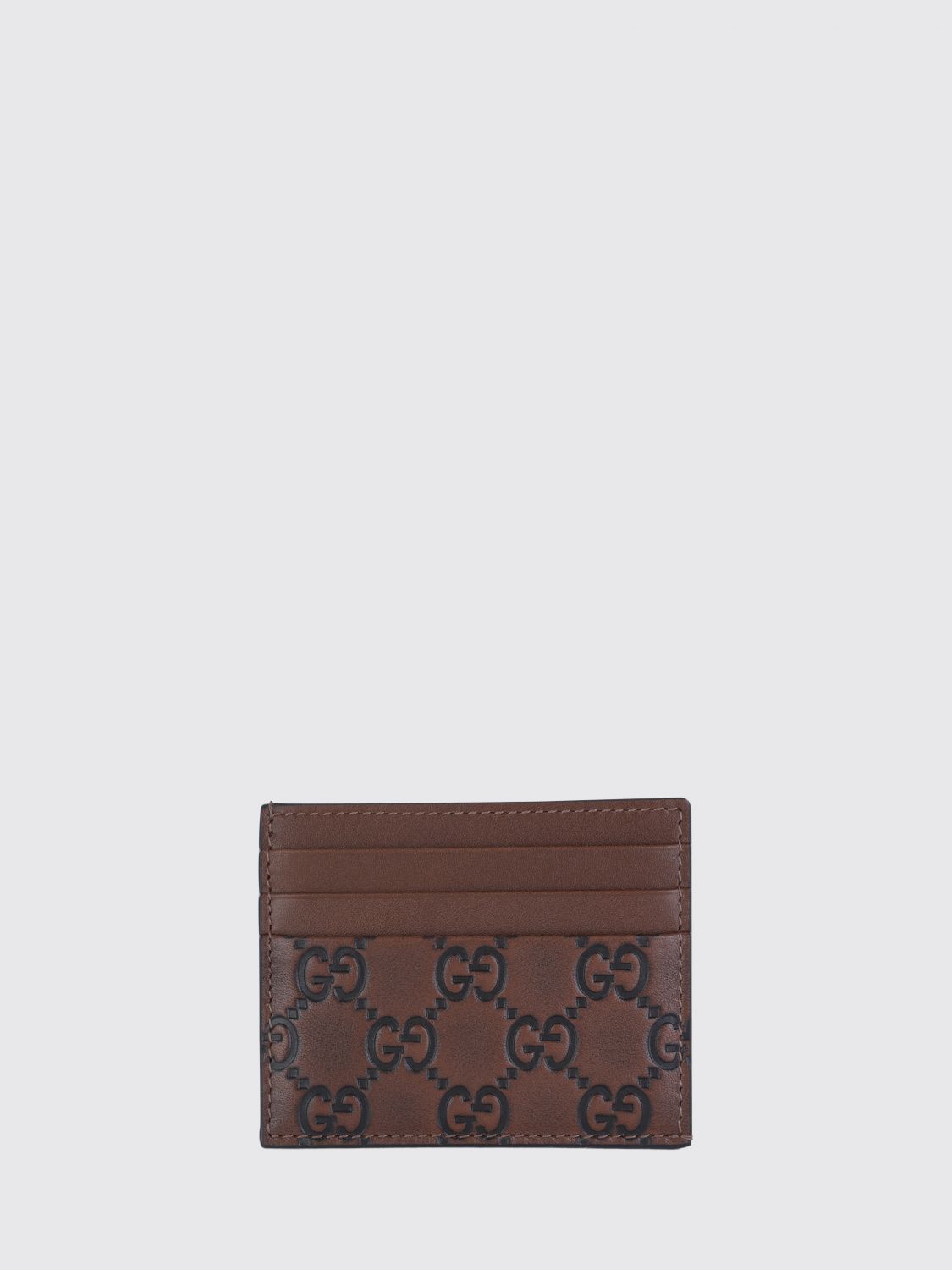 Gucci Wallet Men Brown GUCCI