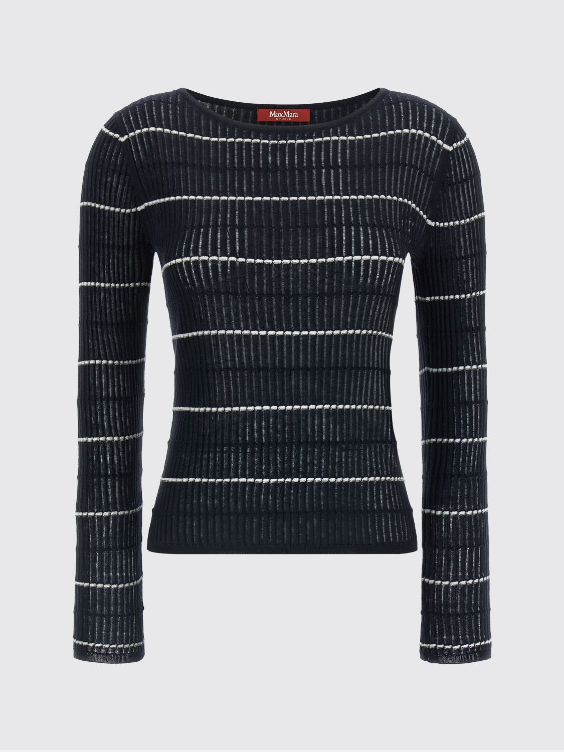 Max Mara Studio Sweater Woman Blue MAX MARA STUDIO