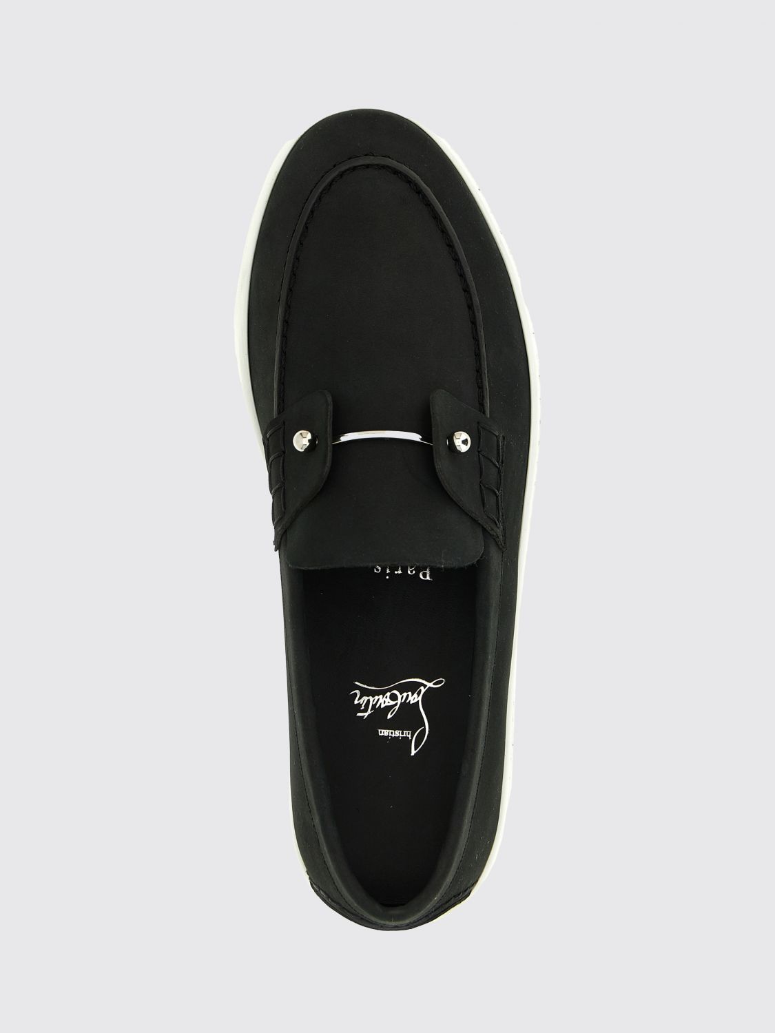 Christian Louboutin Men Chambeliboat Loafers Christian Louboutin In Calfskin CHRISTIAN LOUBOUTIN