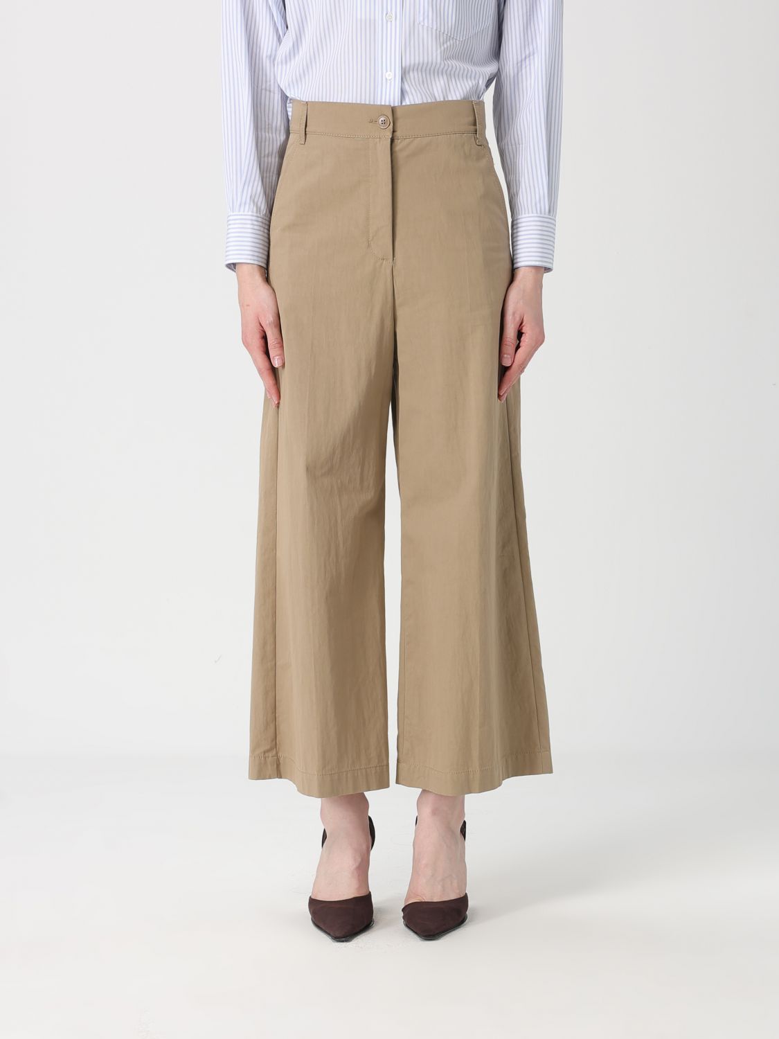 Weekend Max Mara Pants Woman Brown WEEKEND MAX MARA
