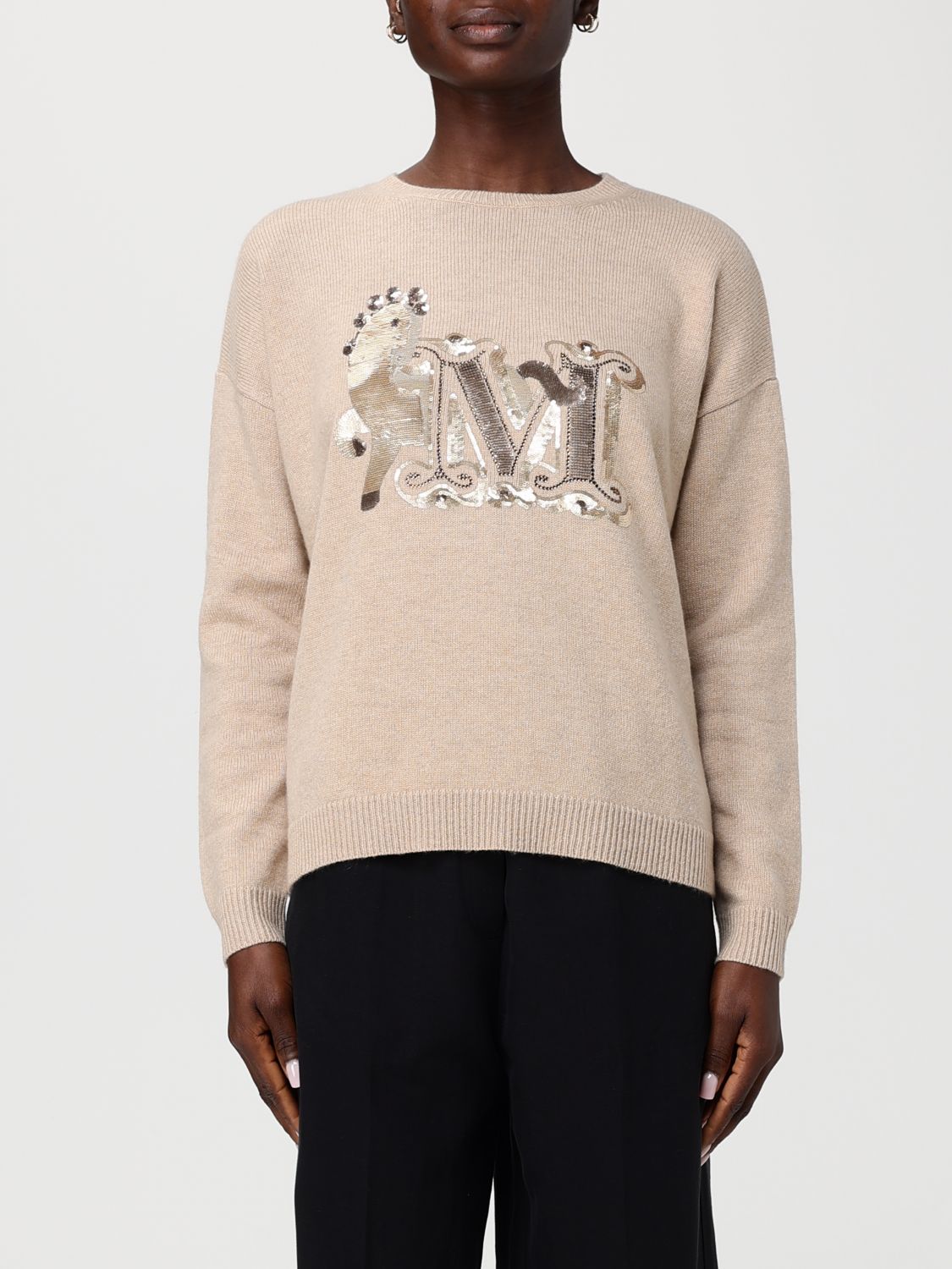 Max Mara Sweater Woman White MAX MARA