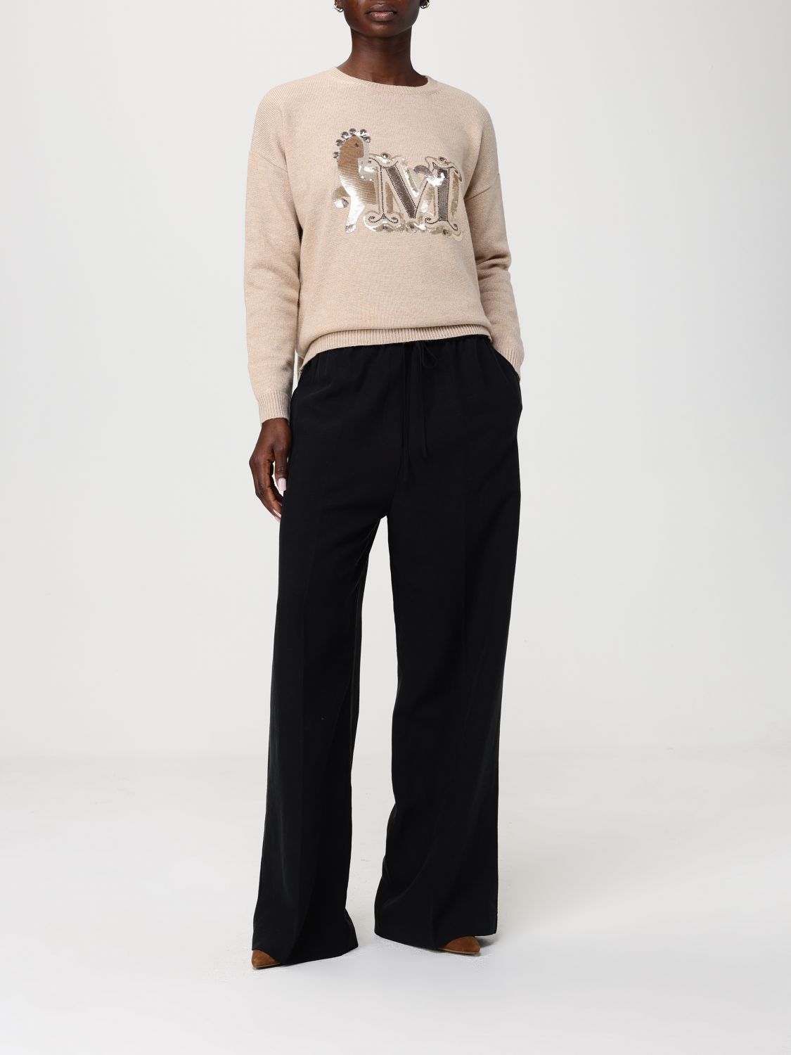 Max Mara Sweater Woman White MAX MARA