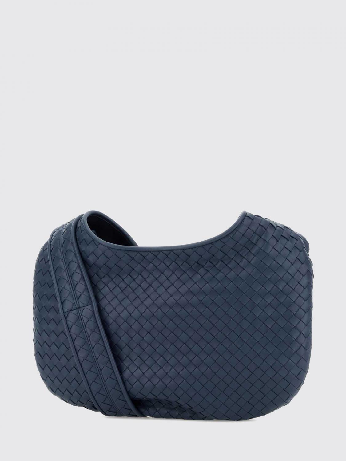 Bottega Veneta Shoulder Bag Men Blue BOTTEGA VENETA