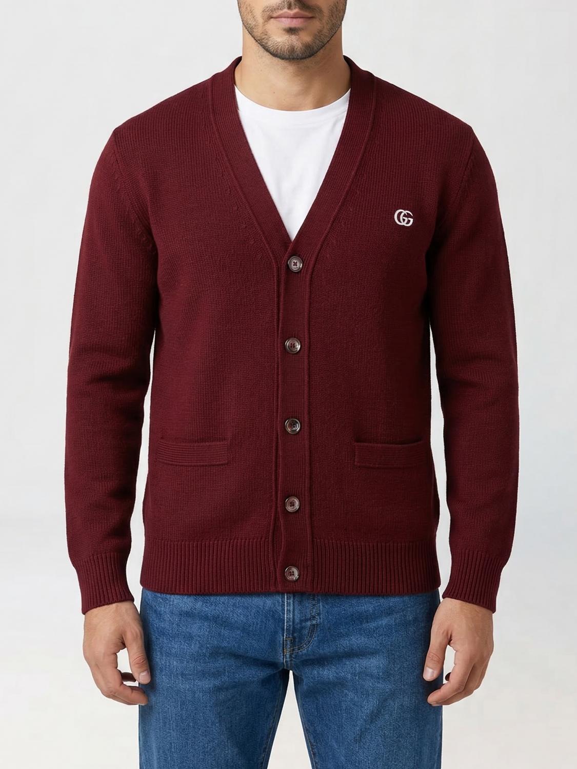 Gucci Sweater Men Red GUCCI