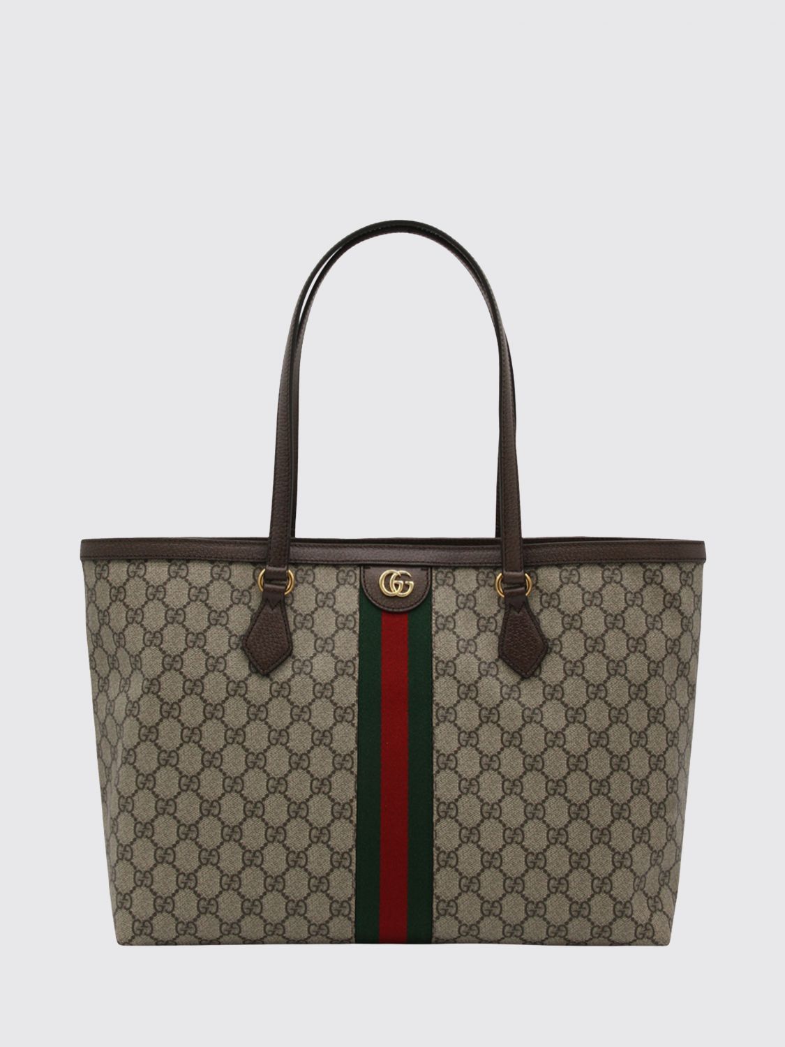 Gucci Ophidia Coated Cotton Bag With Gg Monogram GUCCI