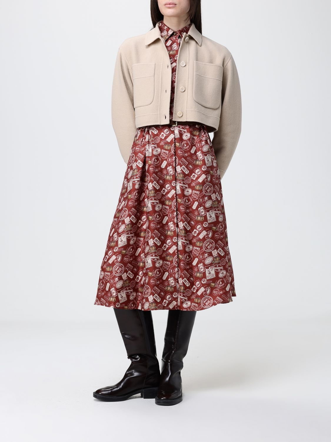 Max Mara Jacket Woman Nude MAX MARA