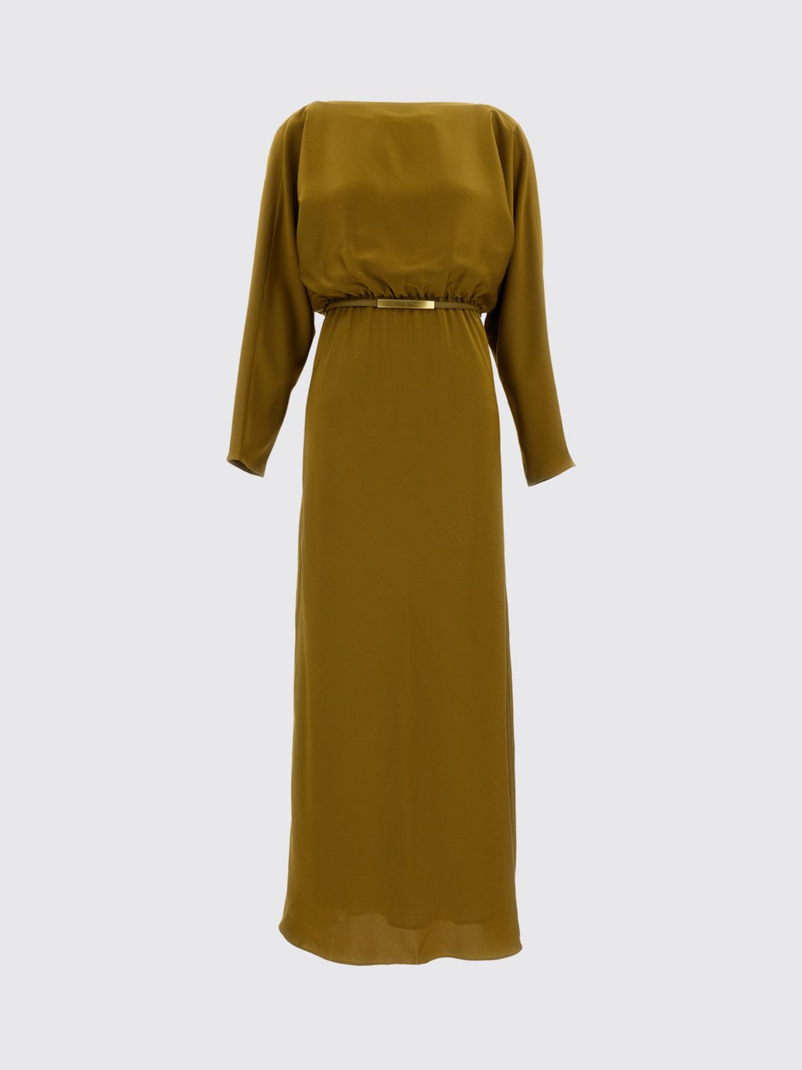 Max Mara Studio Dress Woman Kaki MAX MARA STUDIO