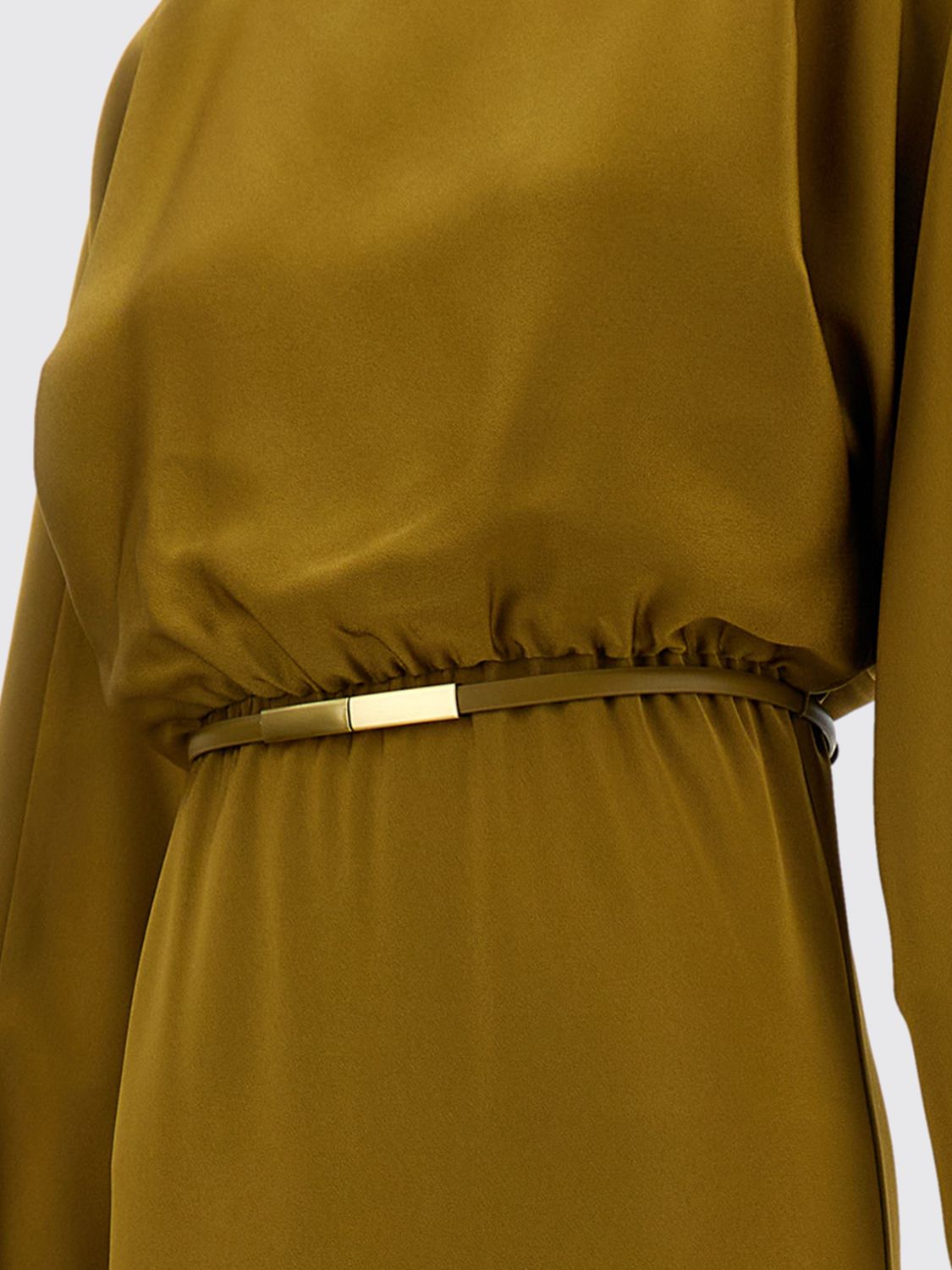 Max Mara Studio Dress Woman Kaki MAX MARA STUDIO