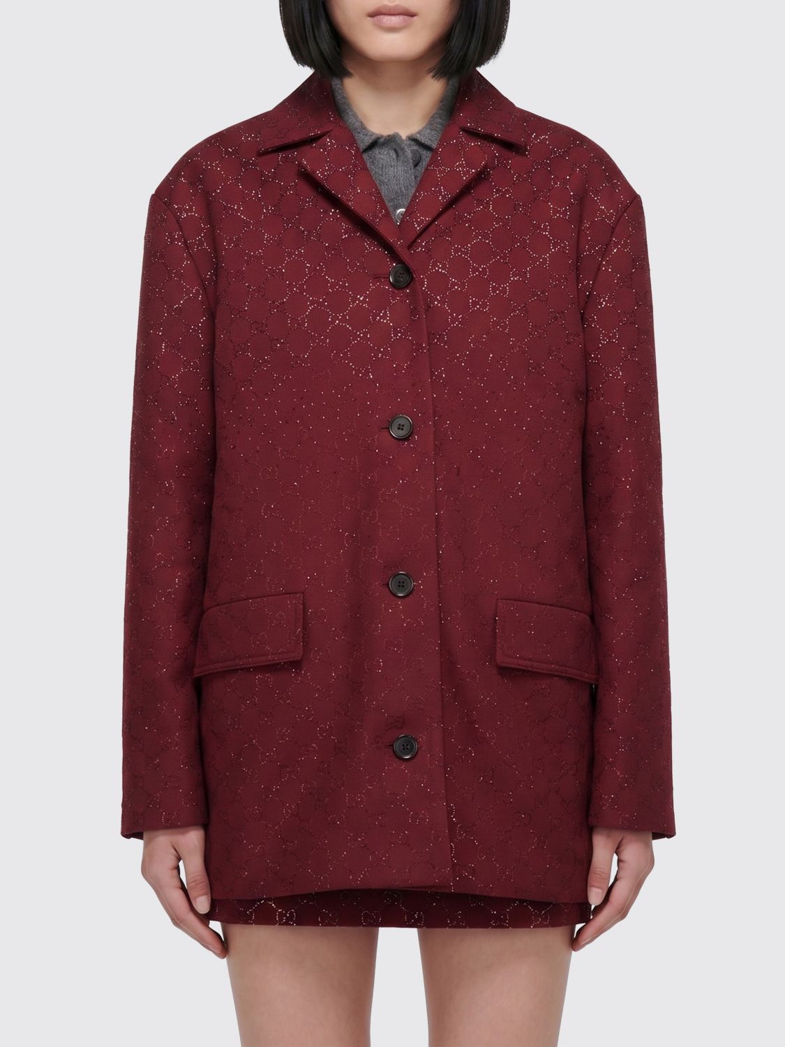 Gucci Jacket Woman Red GUCCI