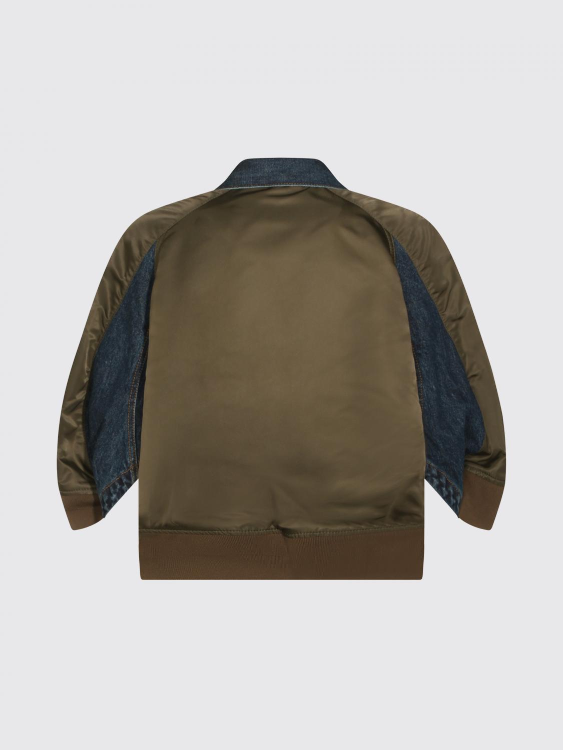 Sacai Women Denim X Nylon Twill Jacket SACAI