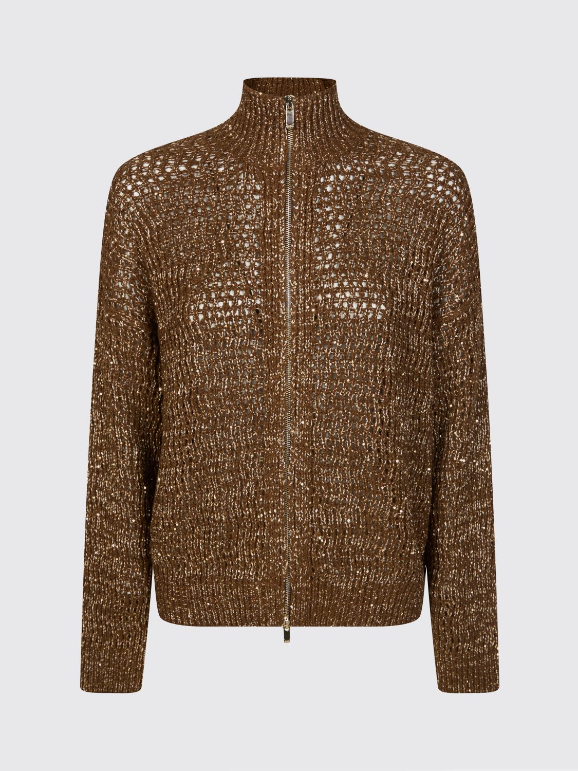 Max Mara Studio Cardigan Woman Brown MAX MARA STUDIO