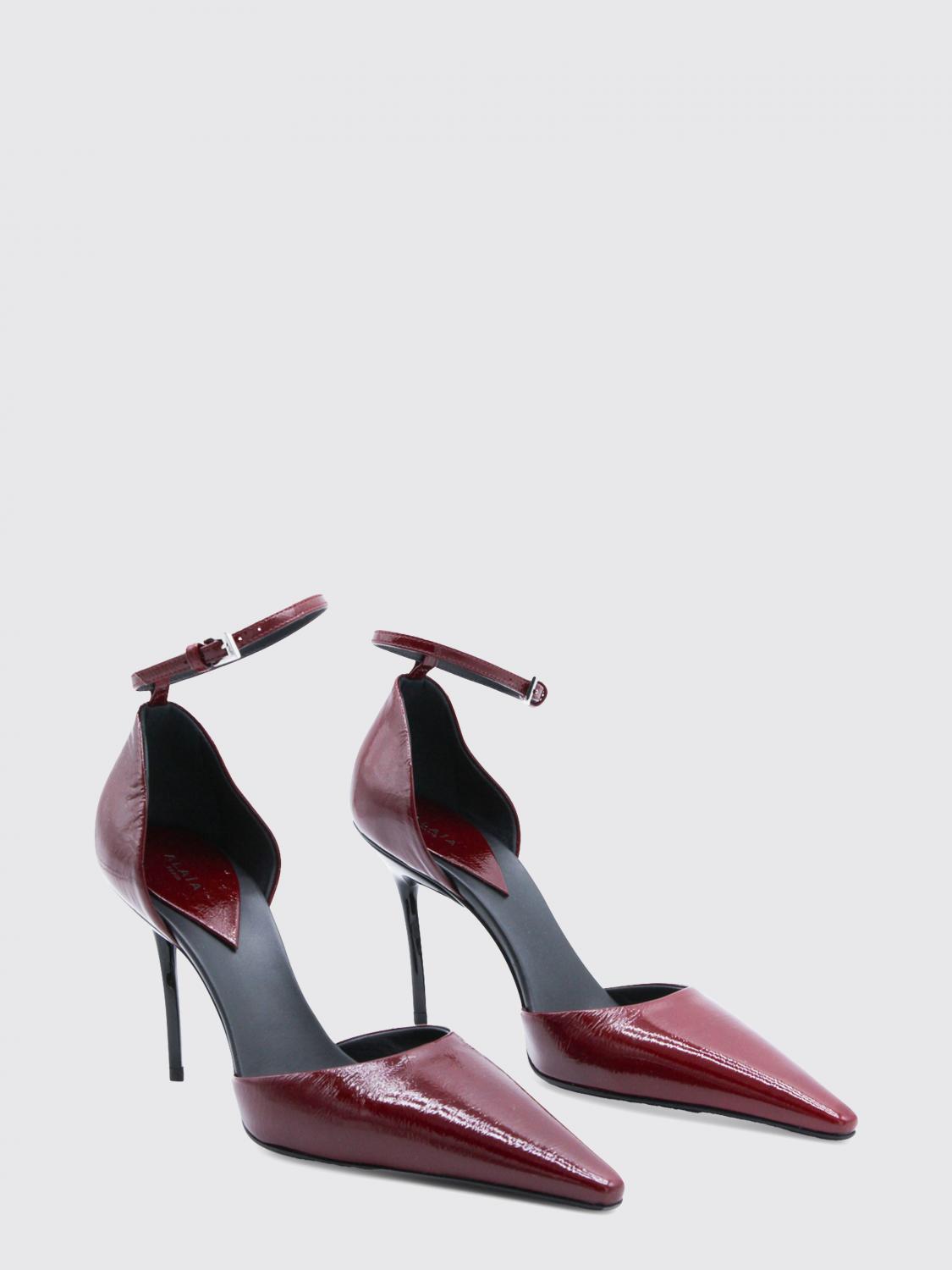 Alai�A Women D'orsay Pump Alaia In Ruched Leather ALAIA