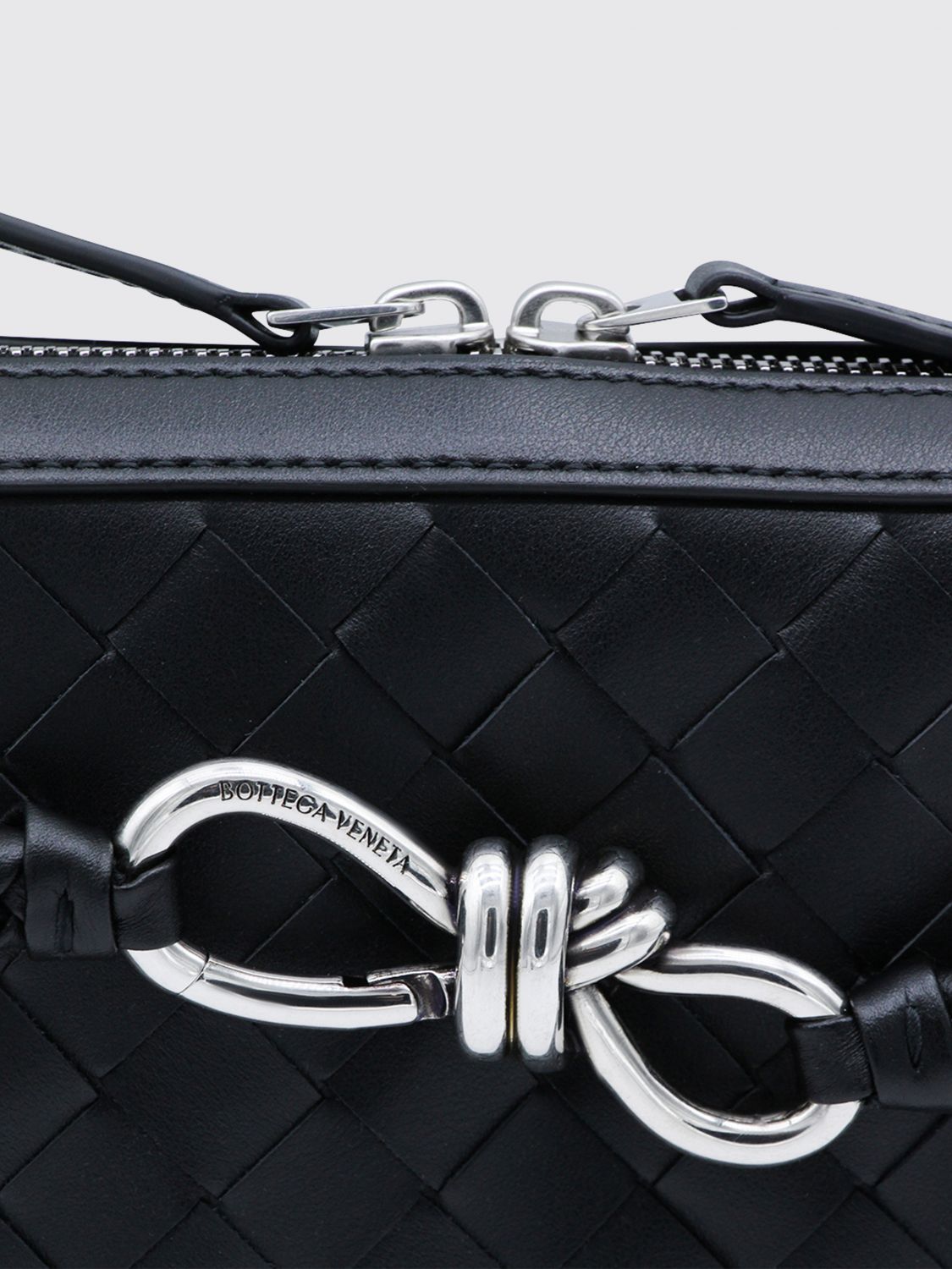 Bottega Veneta Shoulder Bag Men Black BOTTEGA VENETA