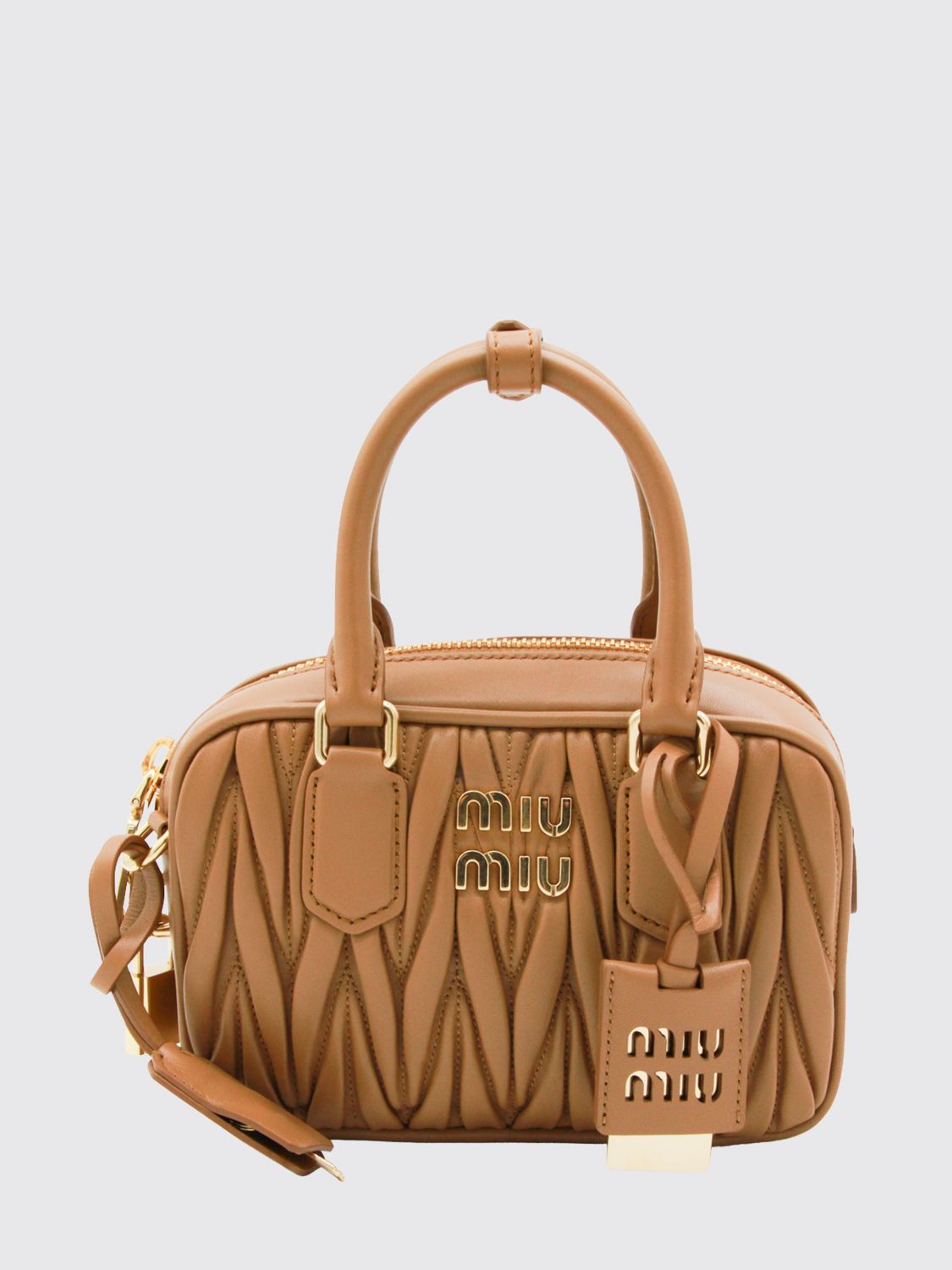 Miu Miu Tote Bag Woman Brown MIU MIU