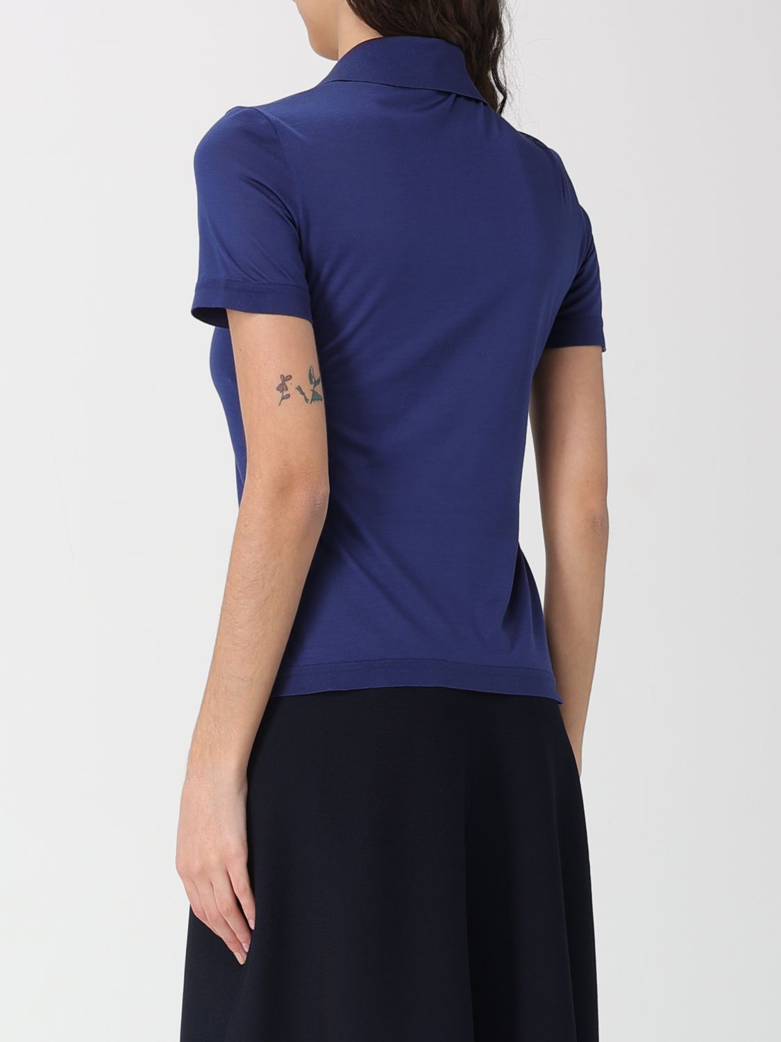 Max Mara Polo Shirt Woman Blue MAX MARA
