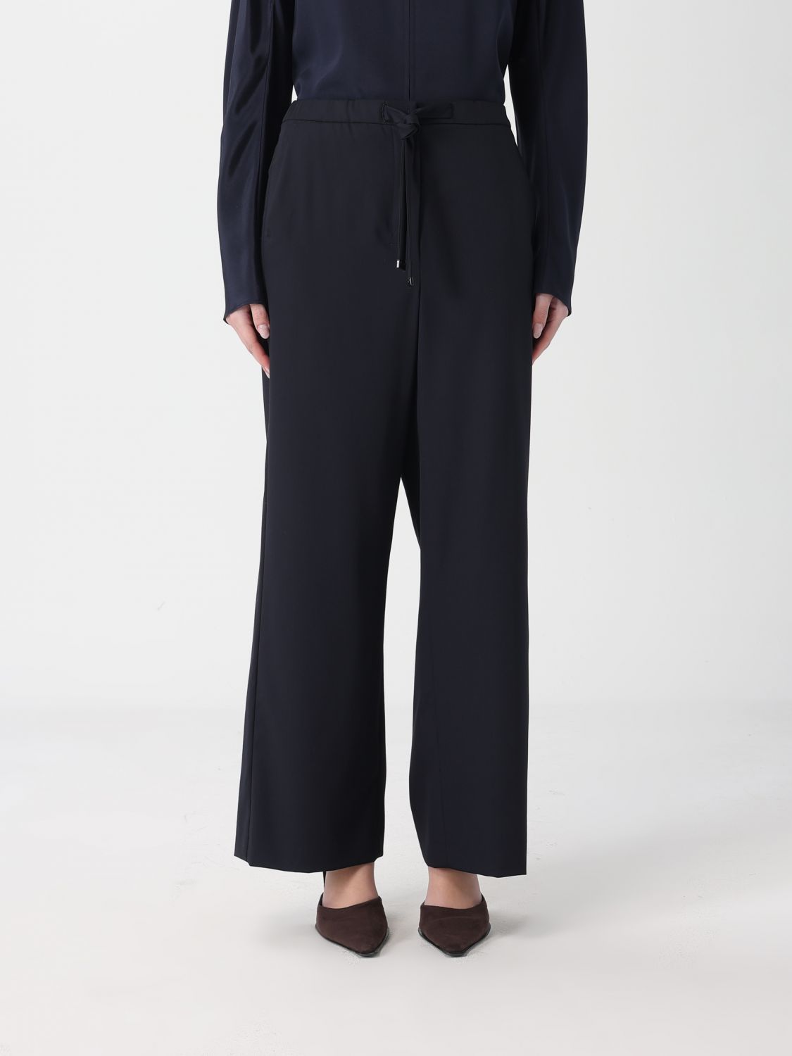 Max Mara Pants Woman Blue MAX MARA