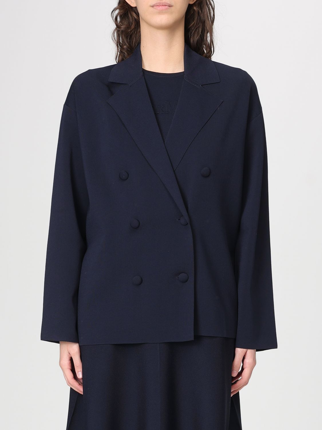 Max Mara Jacket Woman Blue MAX MARA