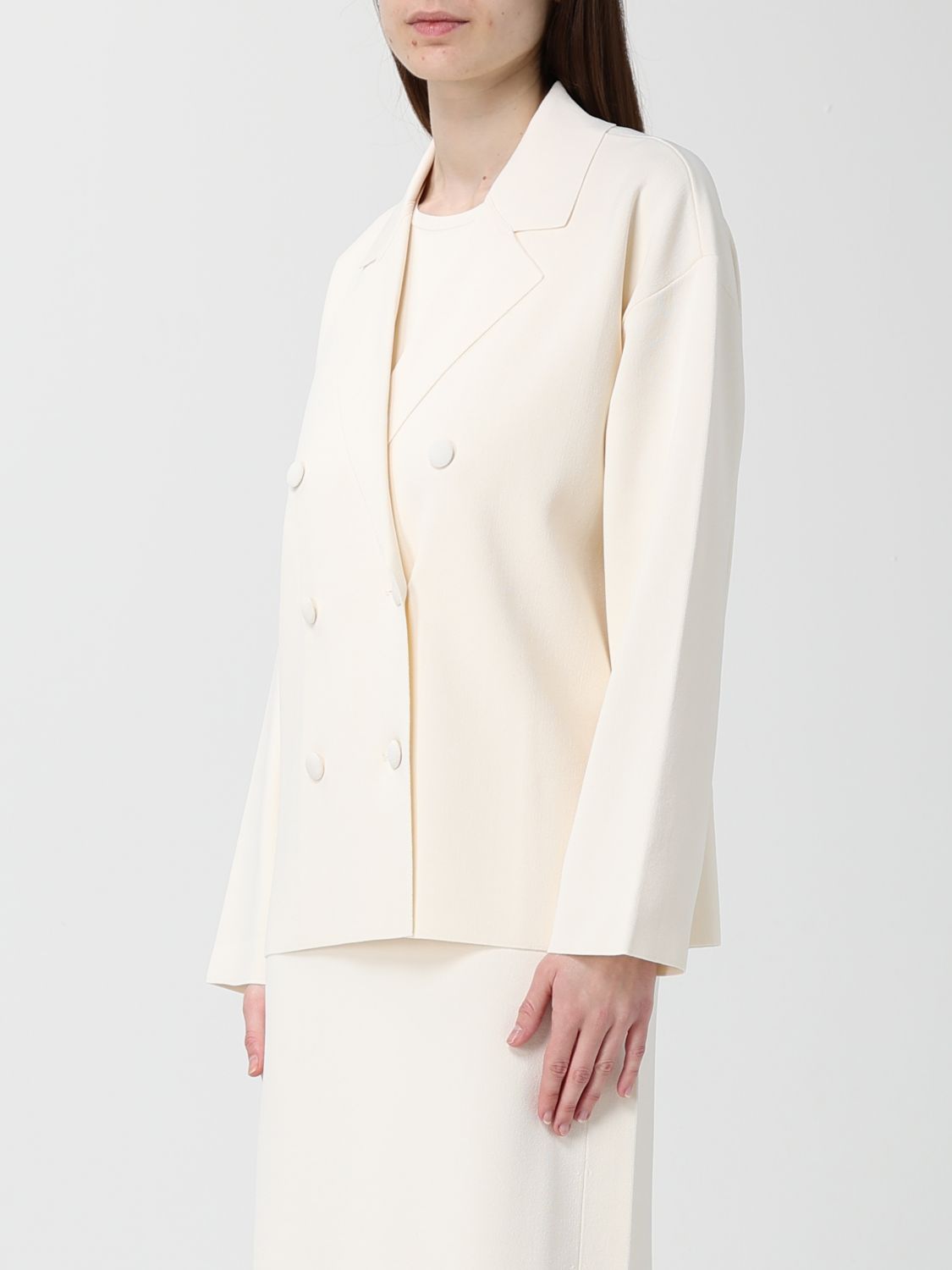 Max Mara Jacket Woman Ivory MAX MARA