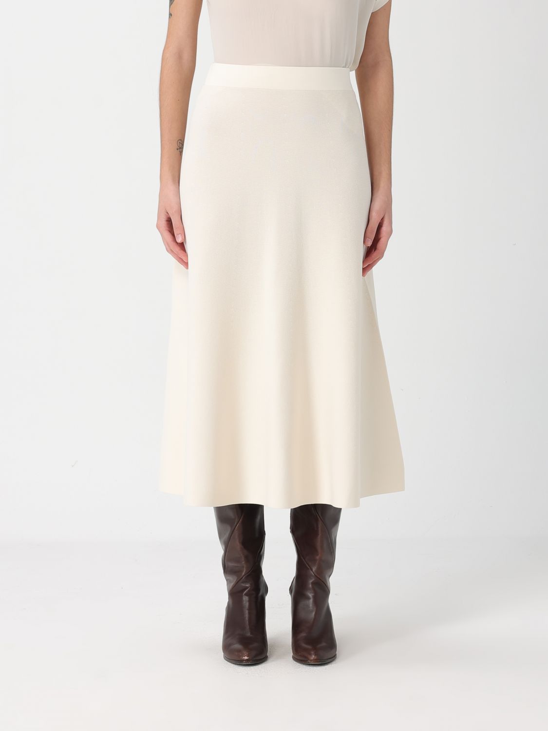 Max Mara Skirt Woman Ivory MAX MARA