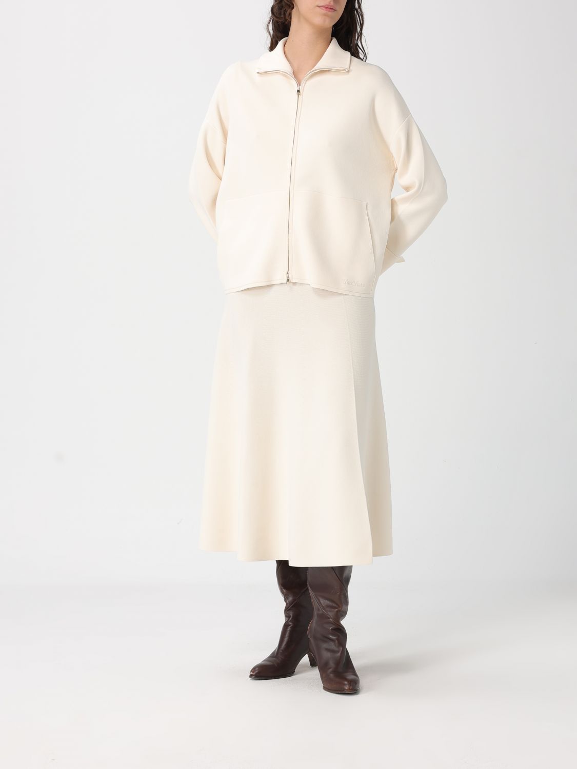 Max Mara Skirt Woman Ivory MAX MARA