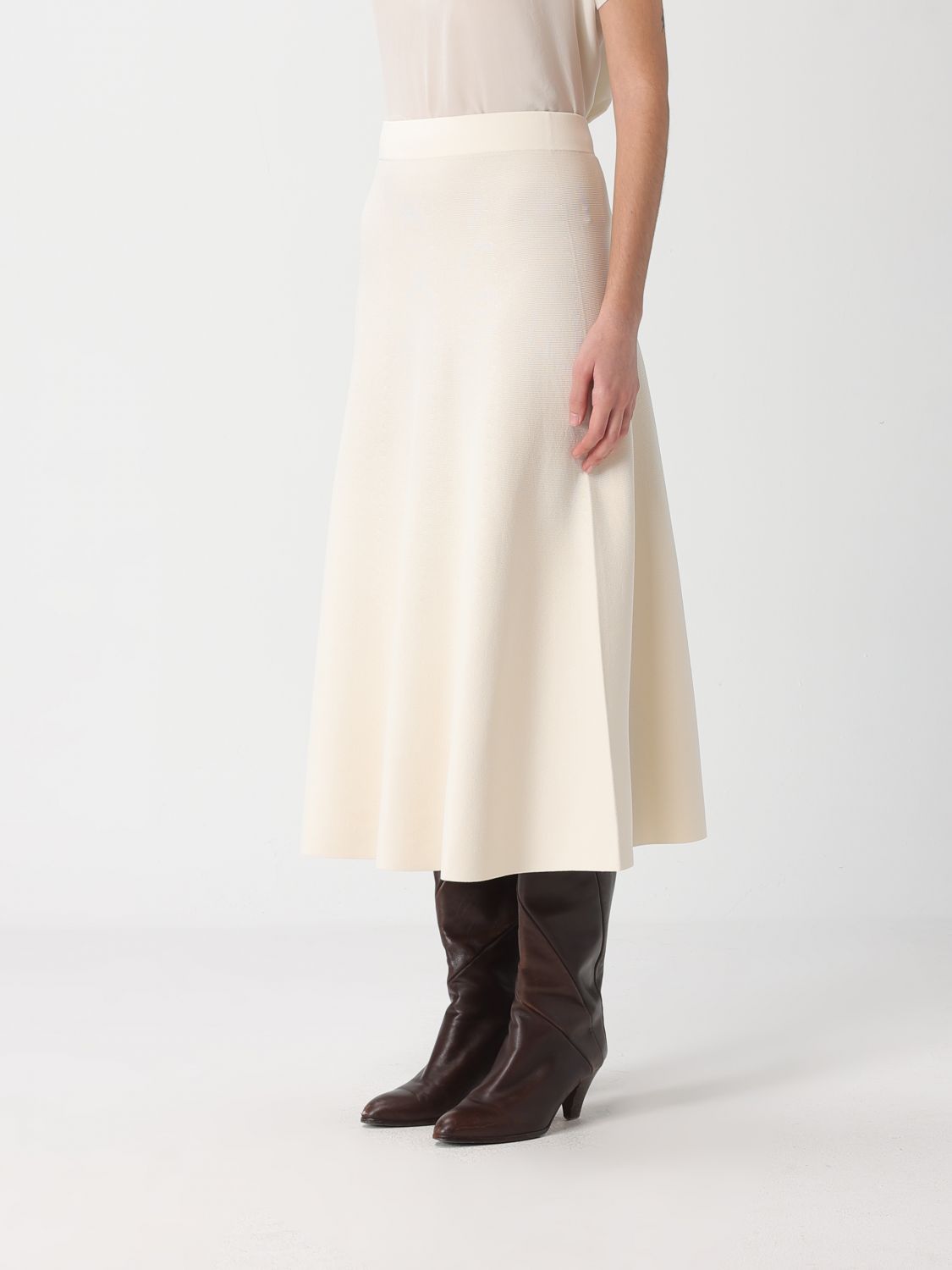 Max Mara Skirt Woman Ivory MAX MARA