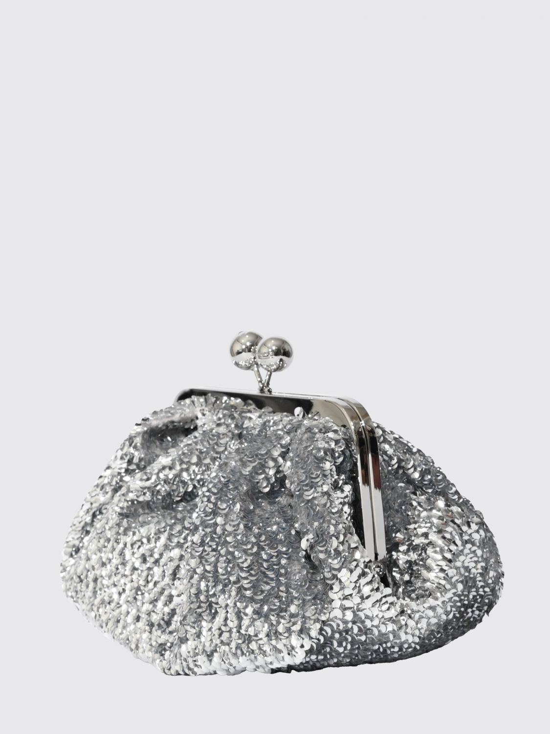 Weekend Max Mara Clutch Woman Silver WEEKEND MAX MARA