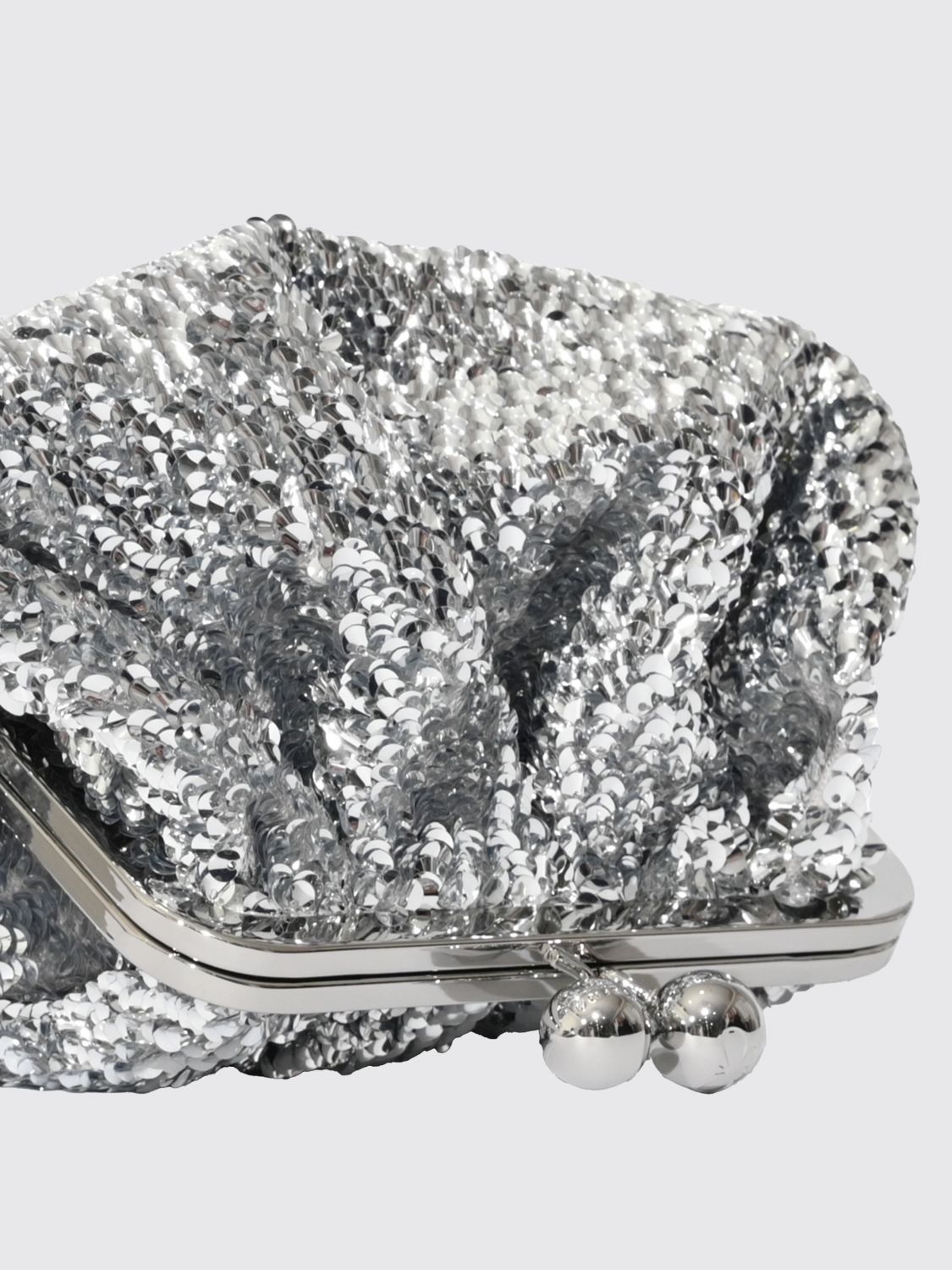Weekend Max Mara Clutch Woman Silver WEEKEND MAX MARA
