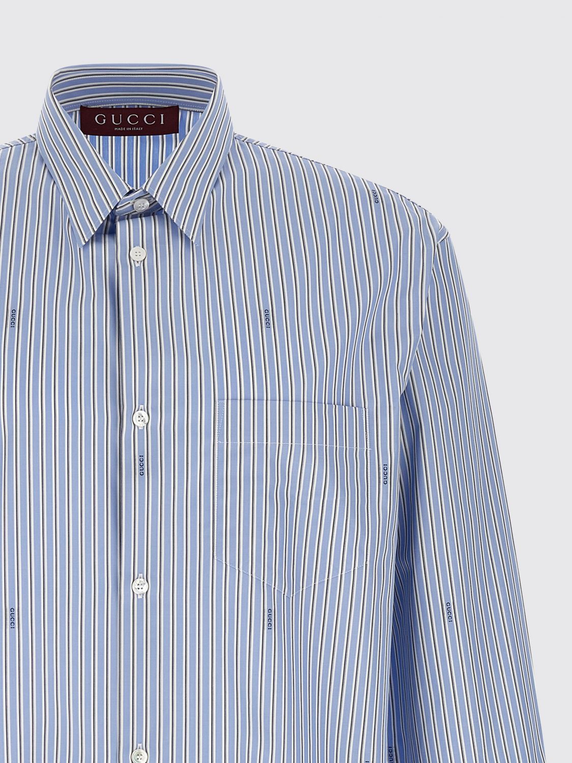 Gucci Shirt Men Blue GUCCI