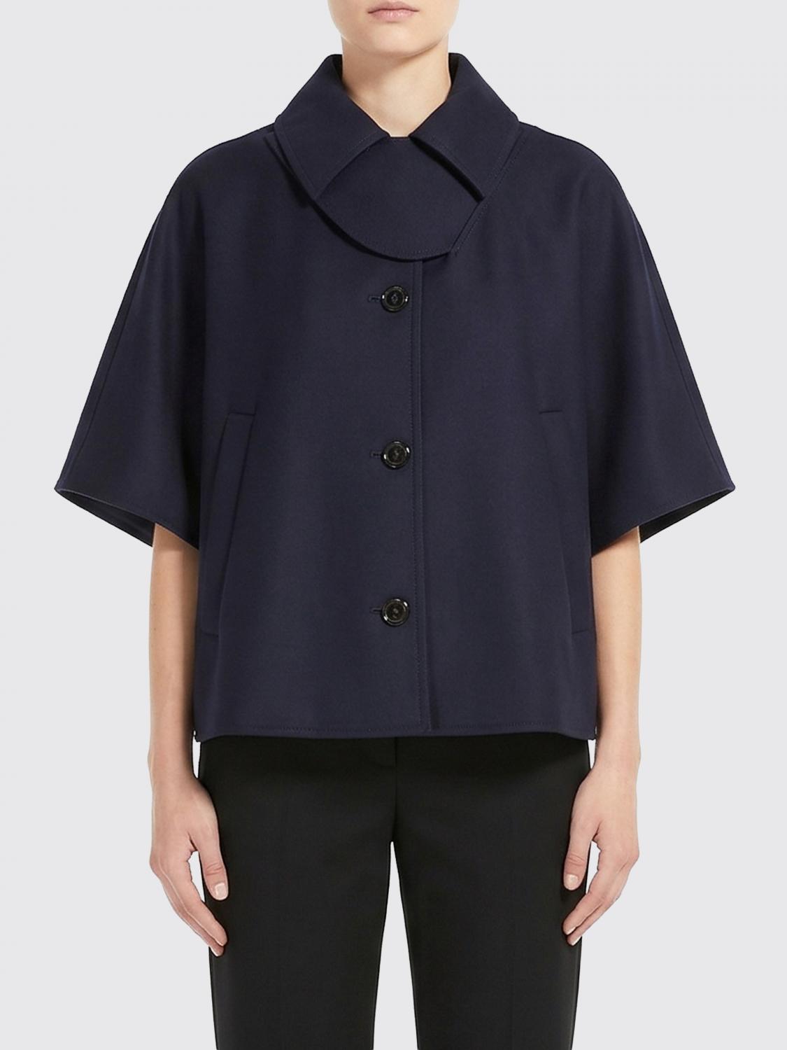 Max Mara Coat Woman Blue MAX MARA