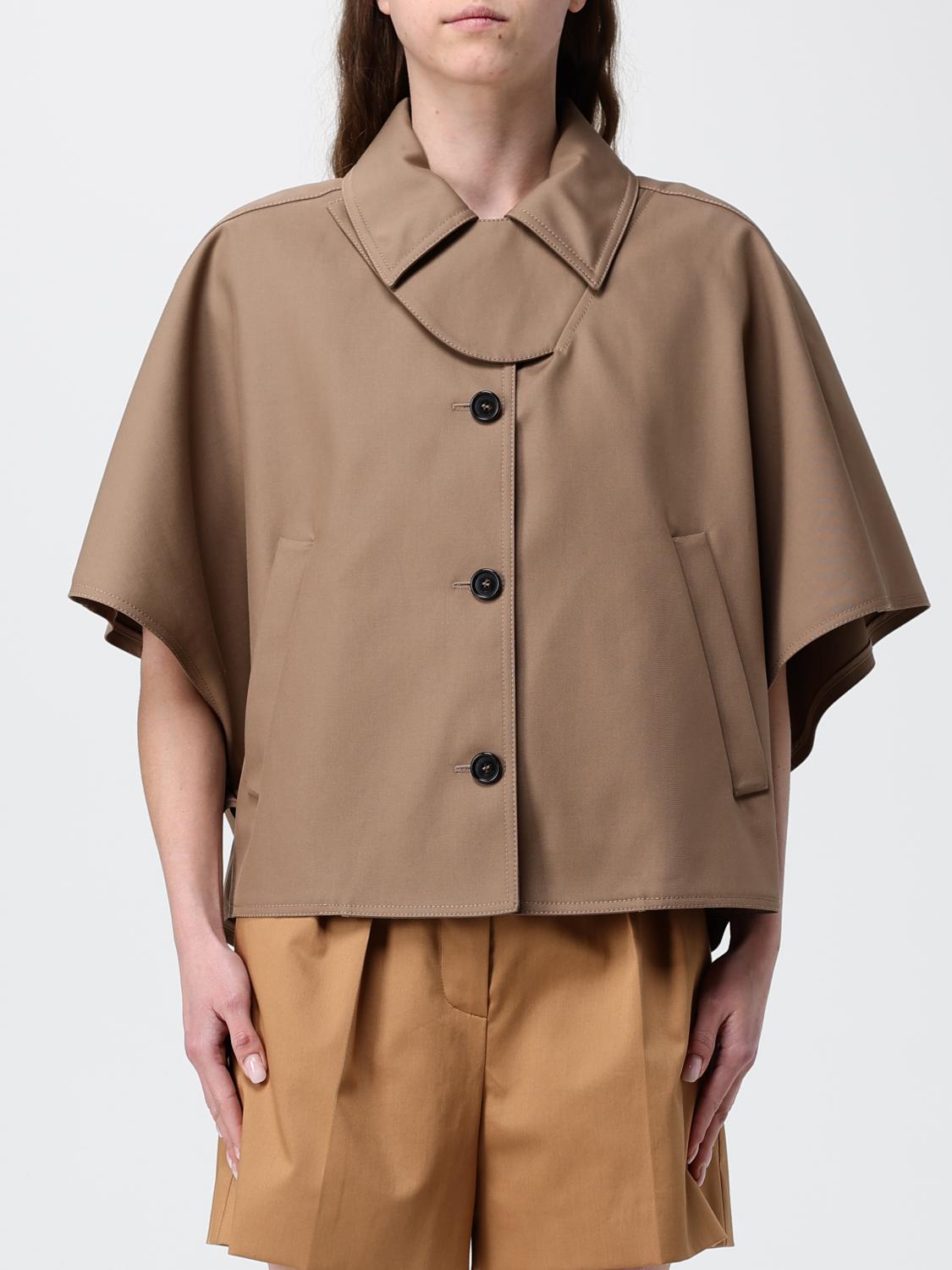 Max Mara Coat Woman Brown MAX MARA
