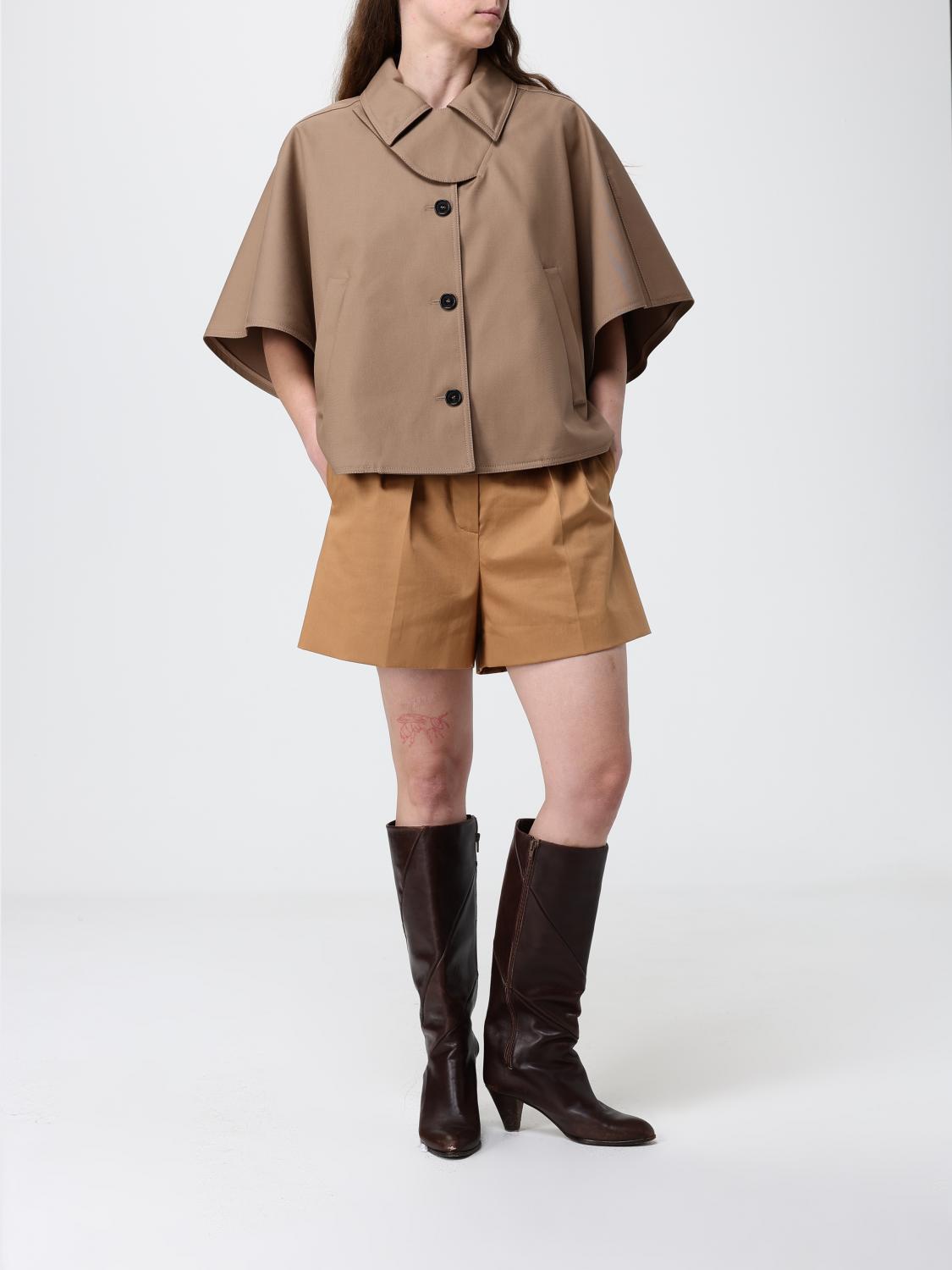 Max Mara Coat Woman Brown MAX MARA