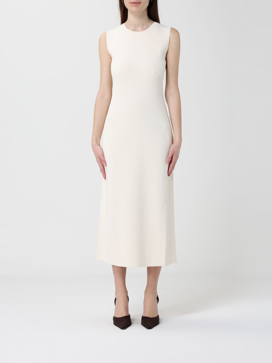 Max Mara Dress Woman Ivory MAX MARA