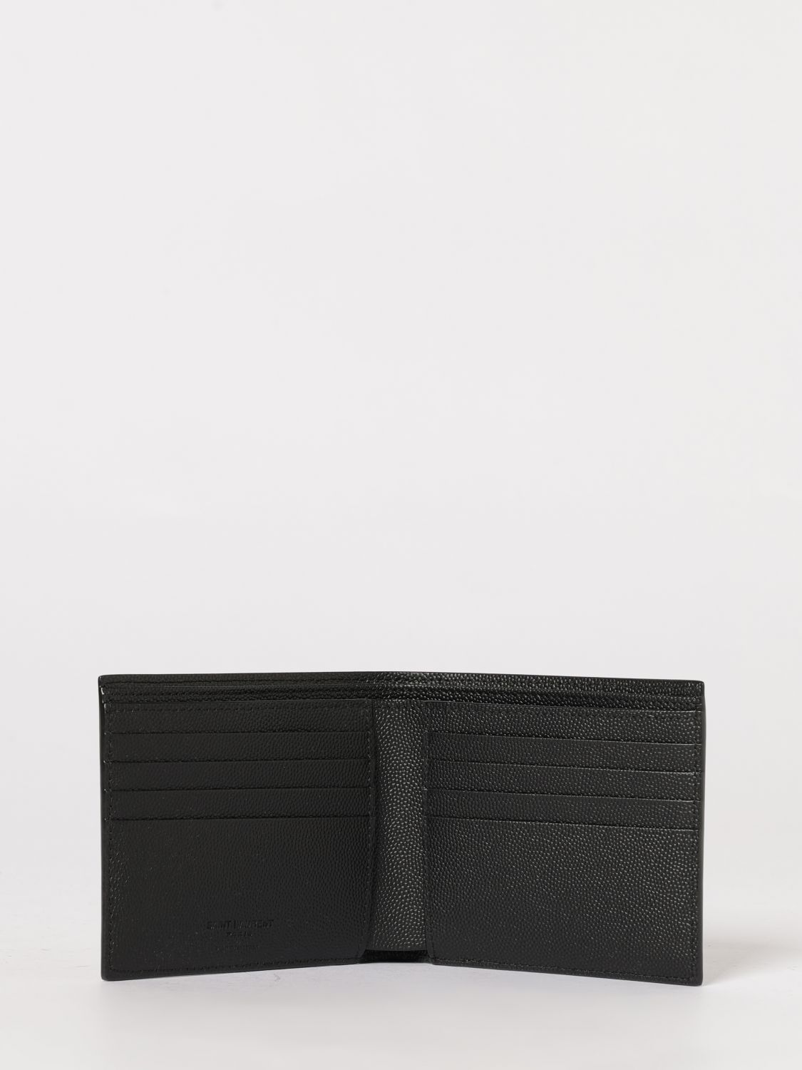 Saint Laurent Wallet Men Black SAINT LAURENT