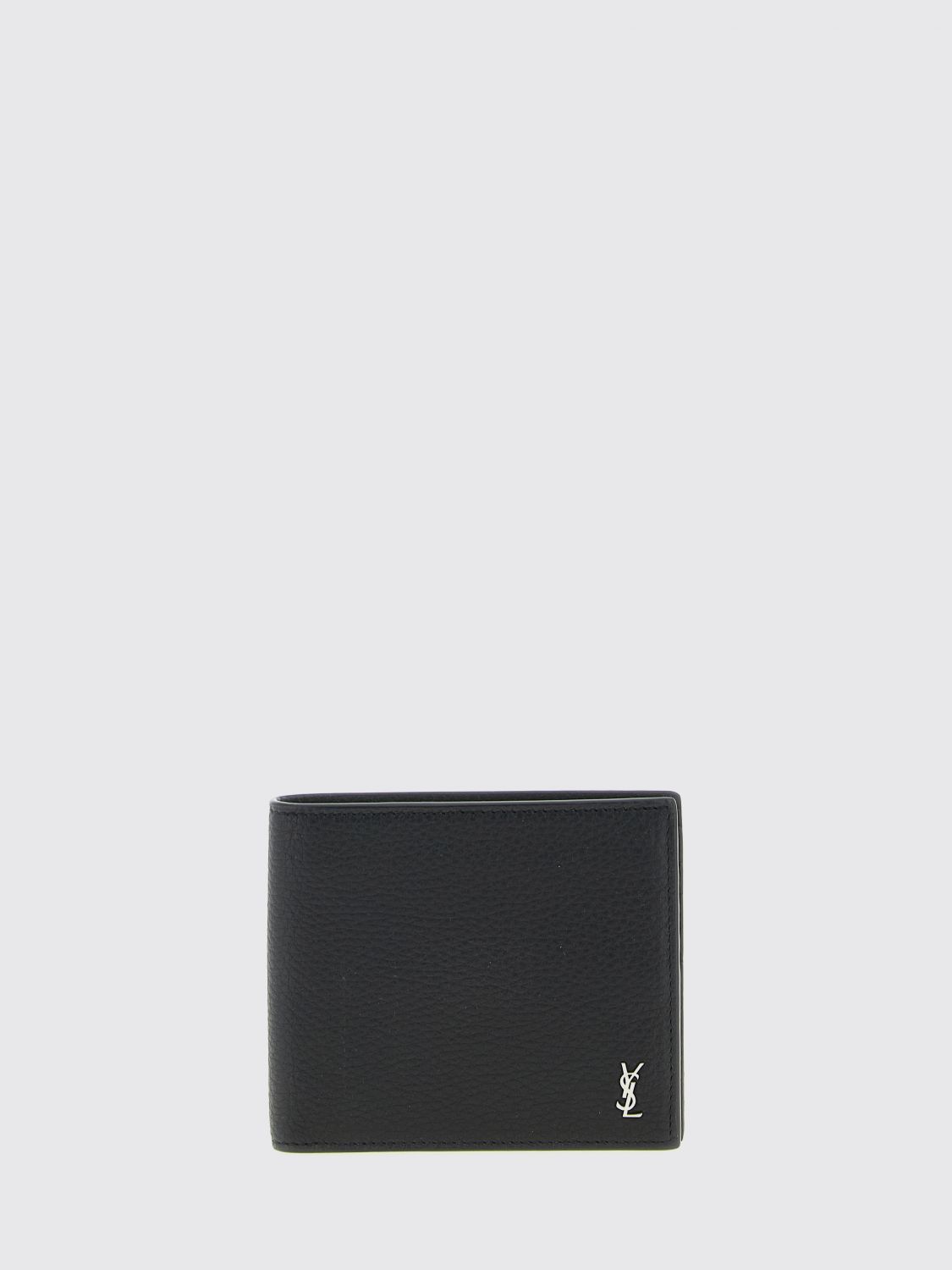 Saint Laurent Wallet Men Black SAINT LAURENT