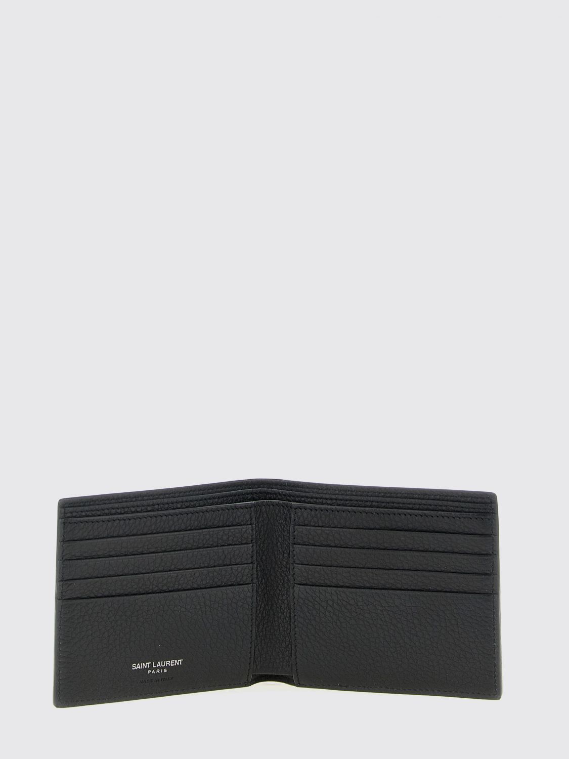 Saint Laurent Wallet Men Black SAINT LAURENT