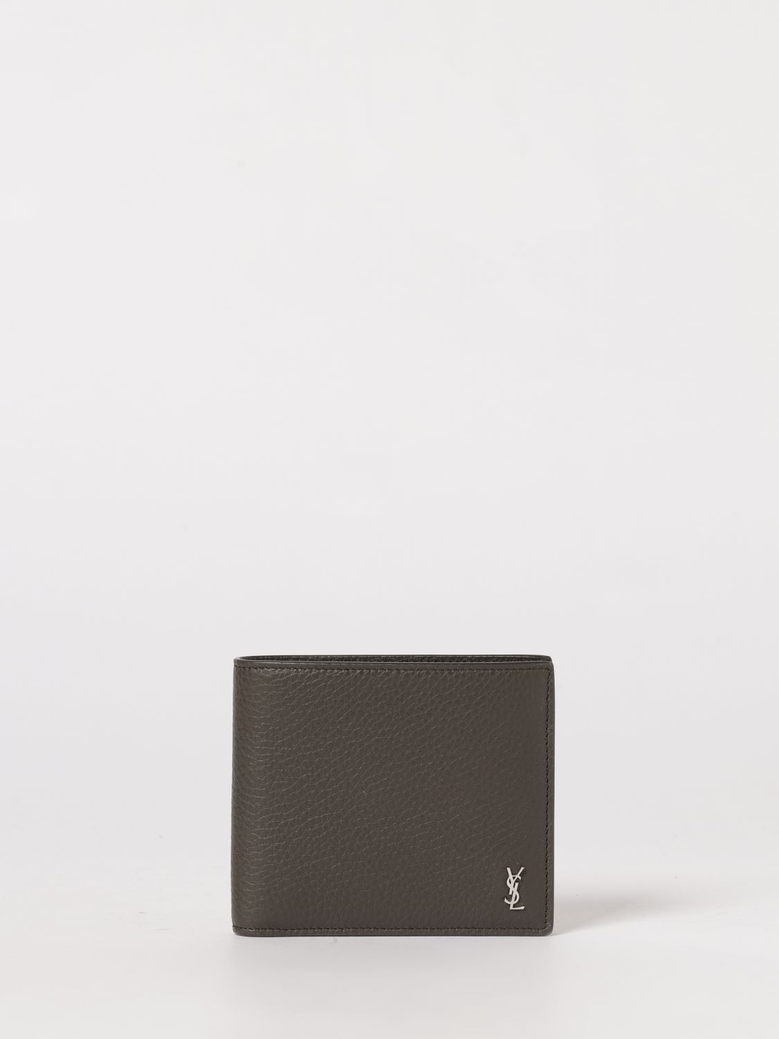 Saint Laurent Wallet Men Brown SAINT LAURENT